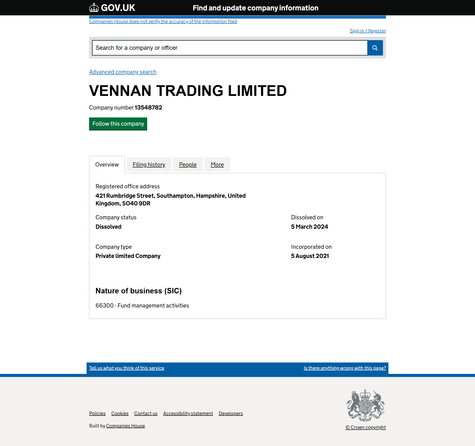 UK Companies House