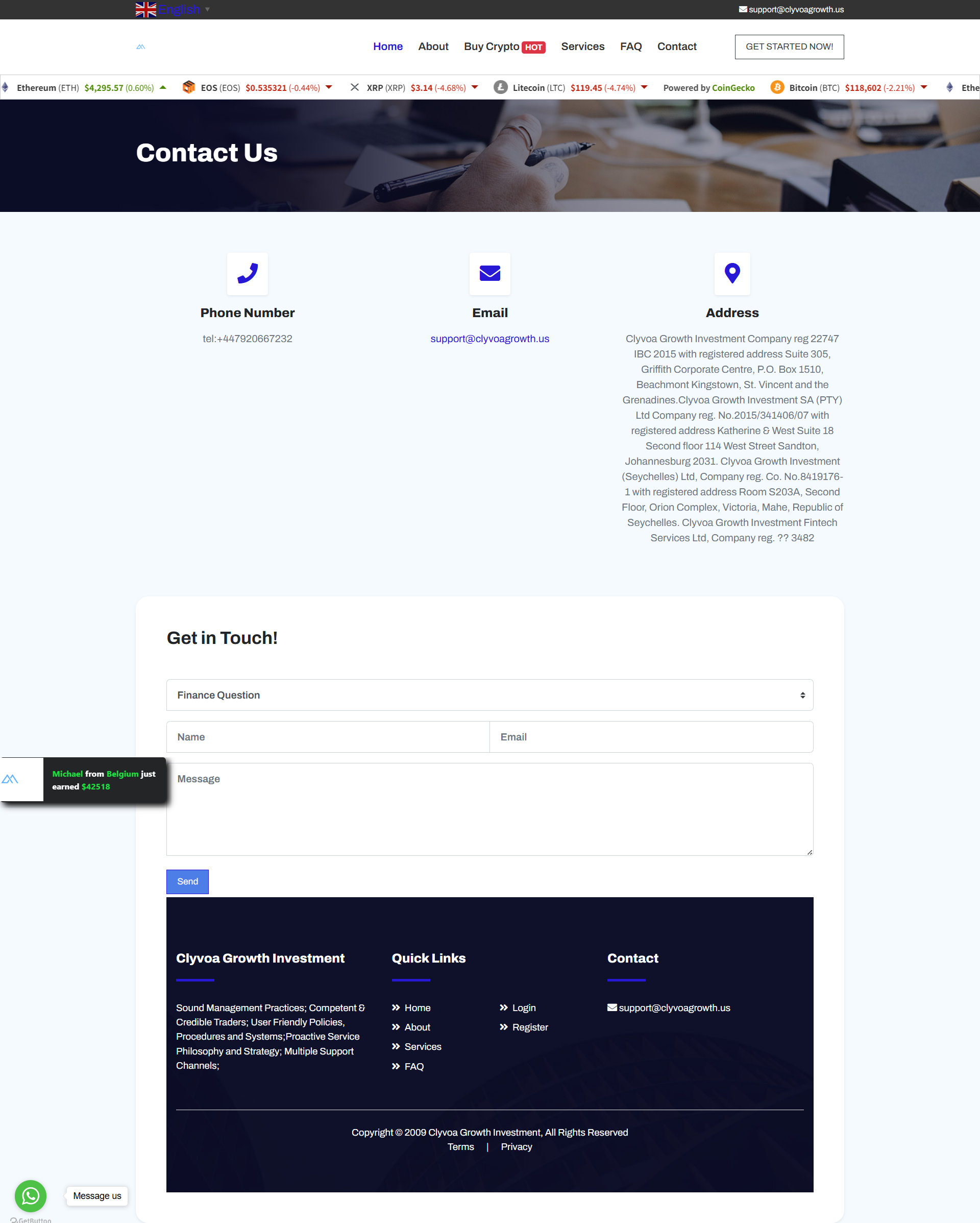 Broker Official Website
