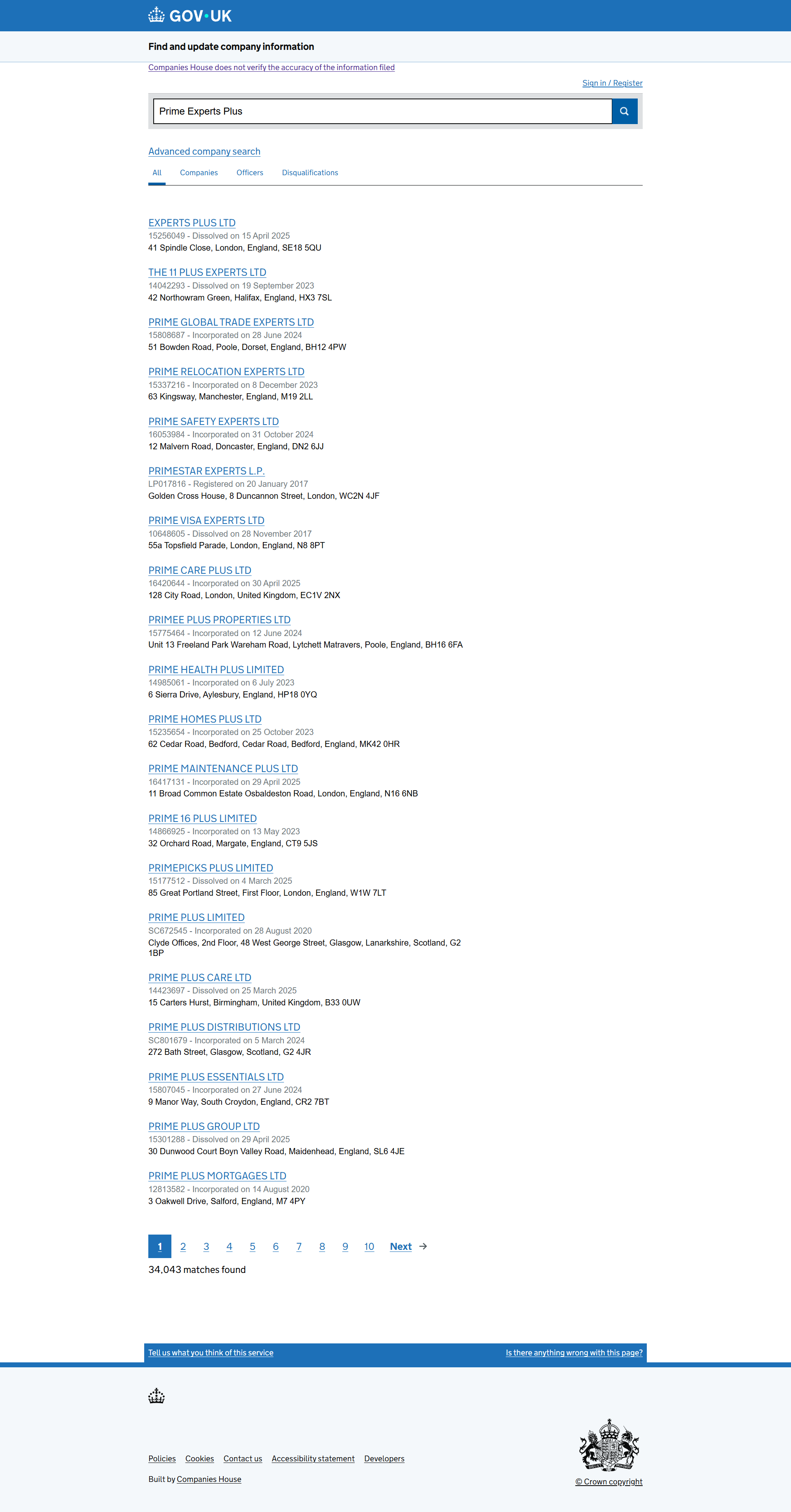 UK Companies House