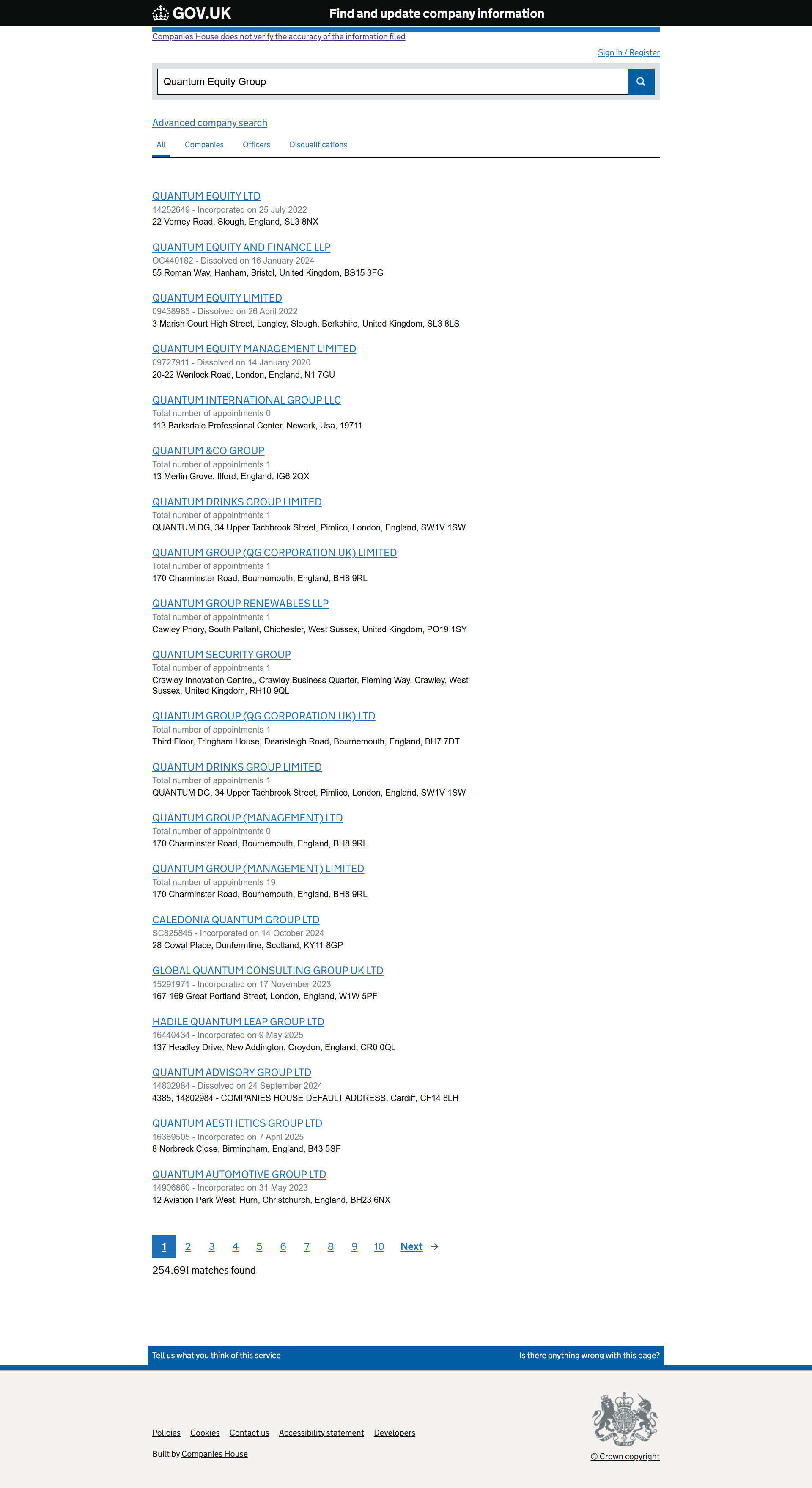 UK Companies House
