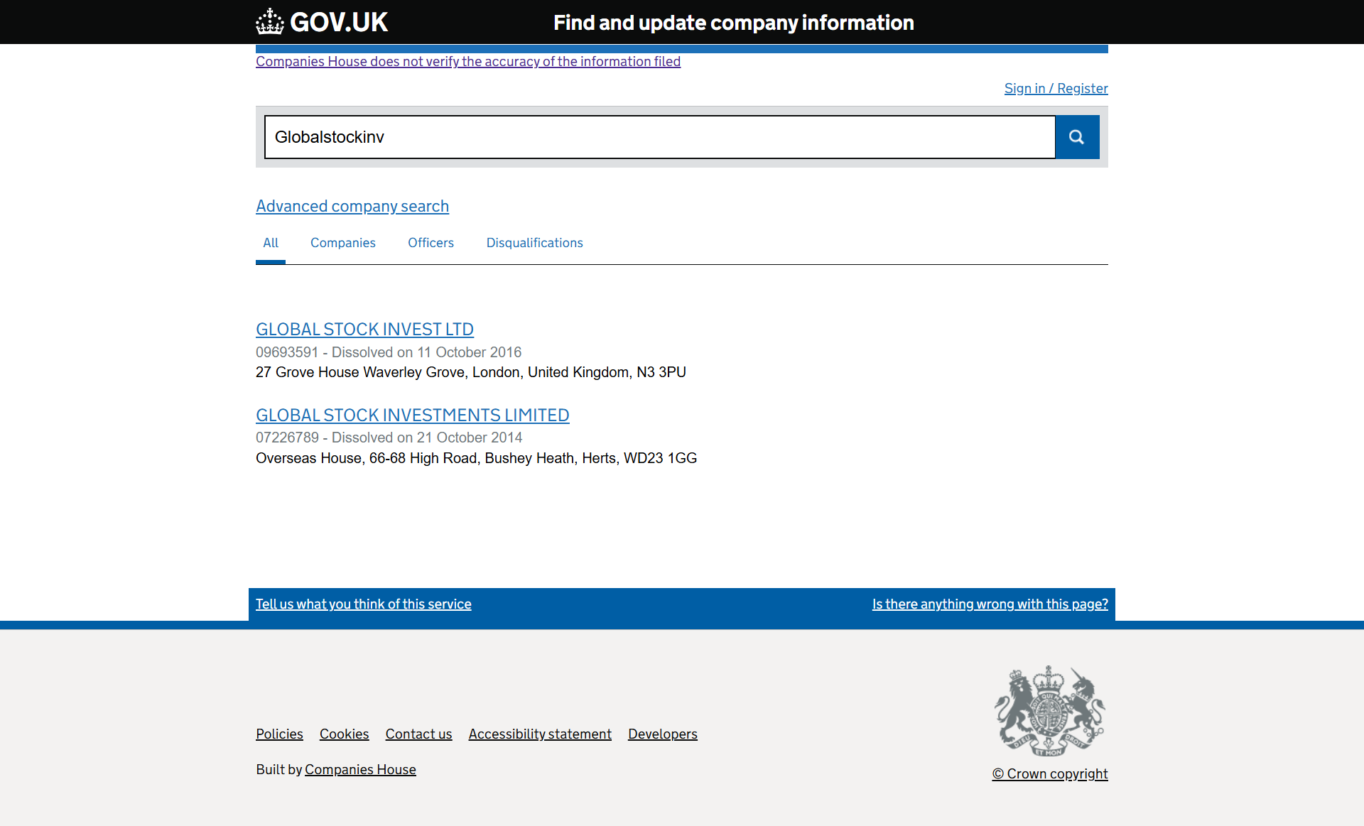 UK Companies House