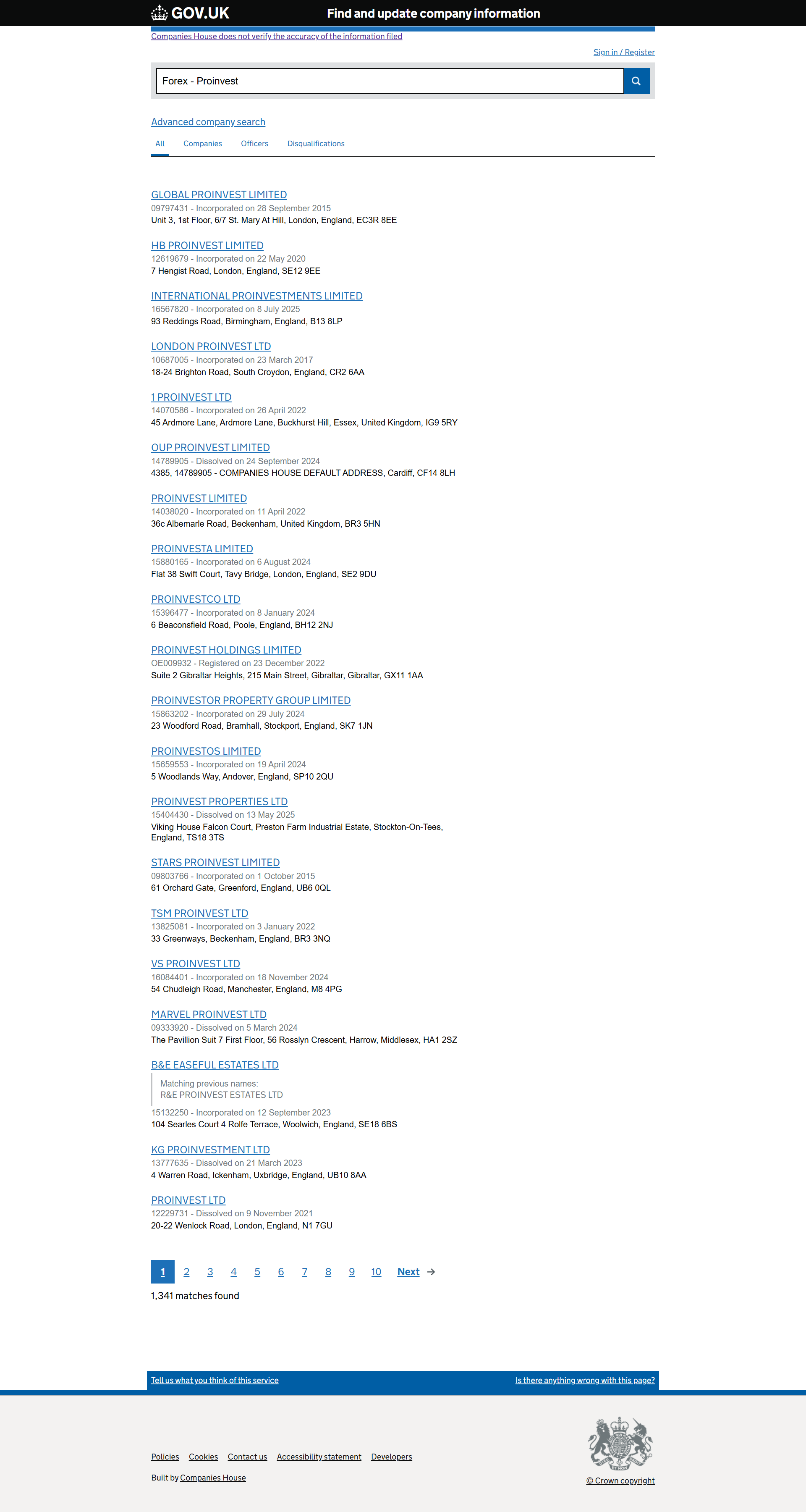 UK Companies House