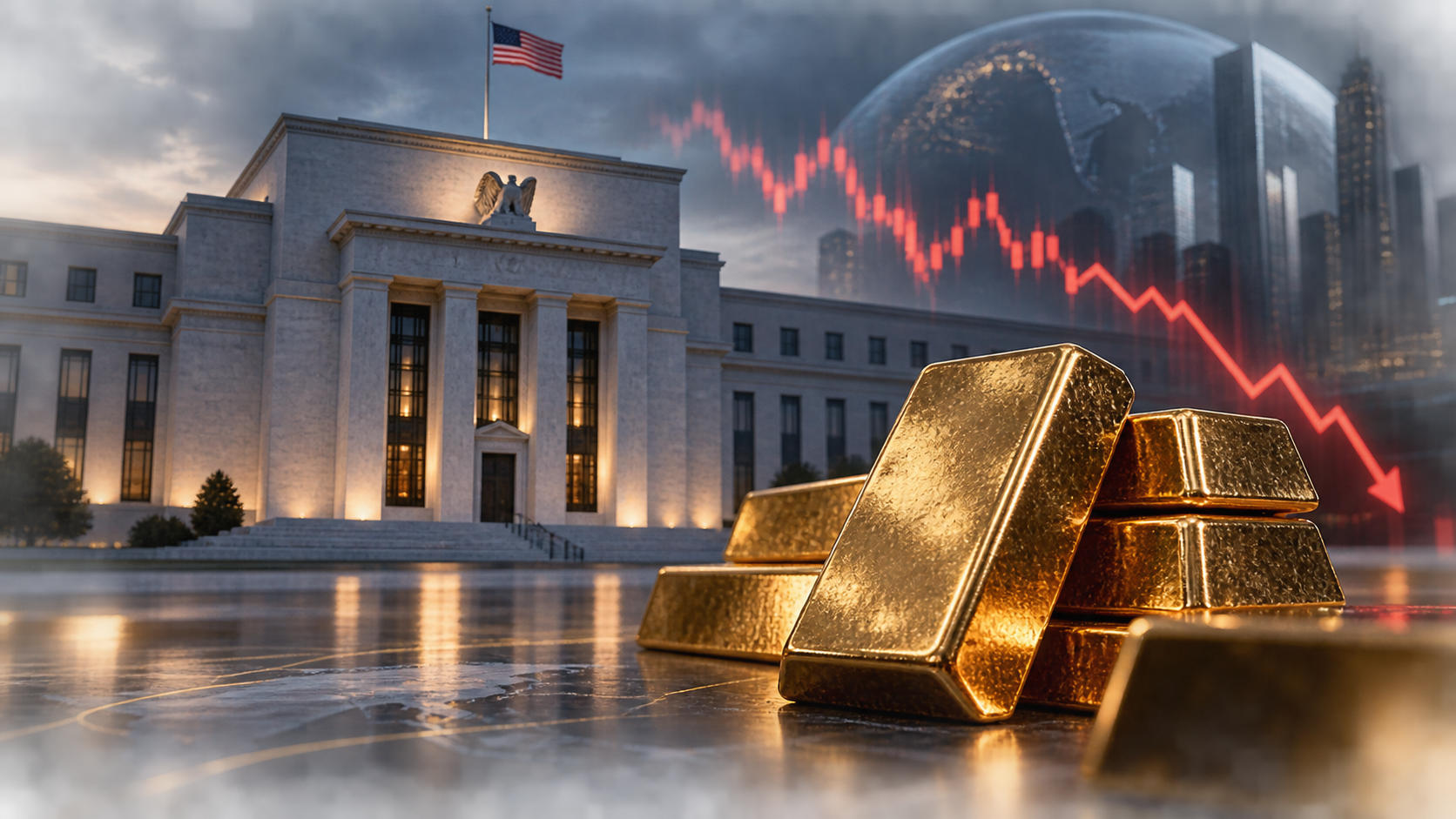 Fed giữ nguyên lãi suất, vàng giao ngay giảm còn 4.035 USD/ounce
