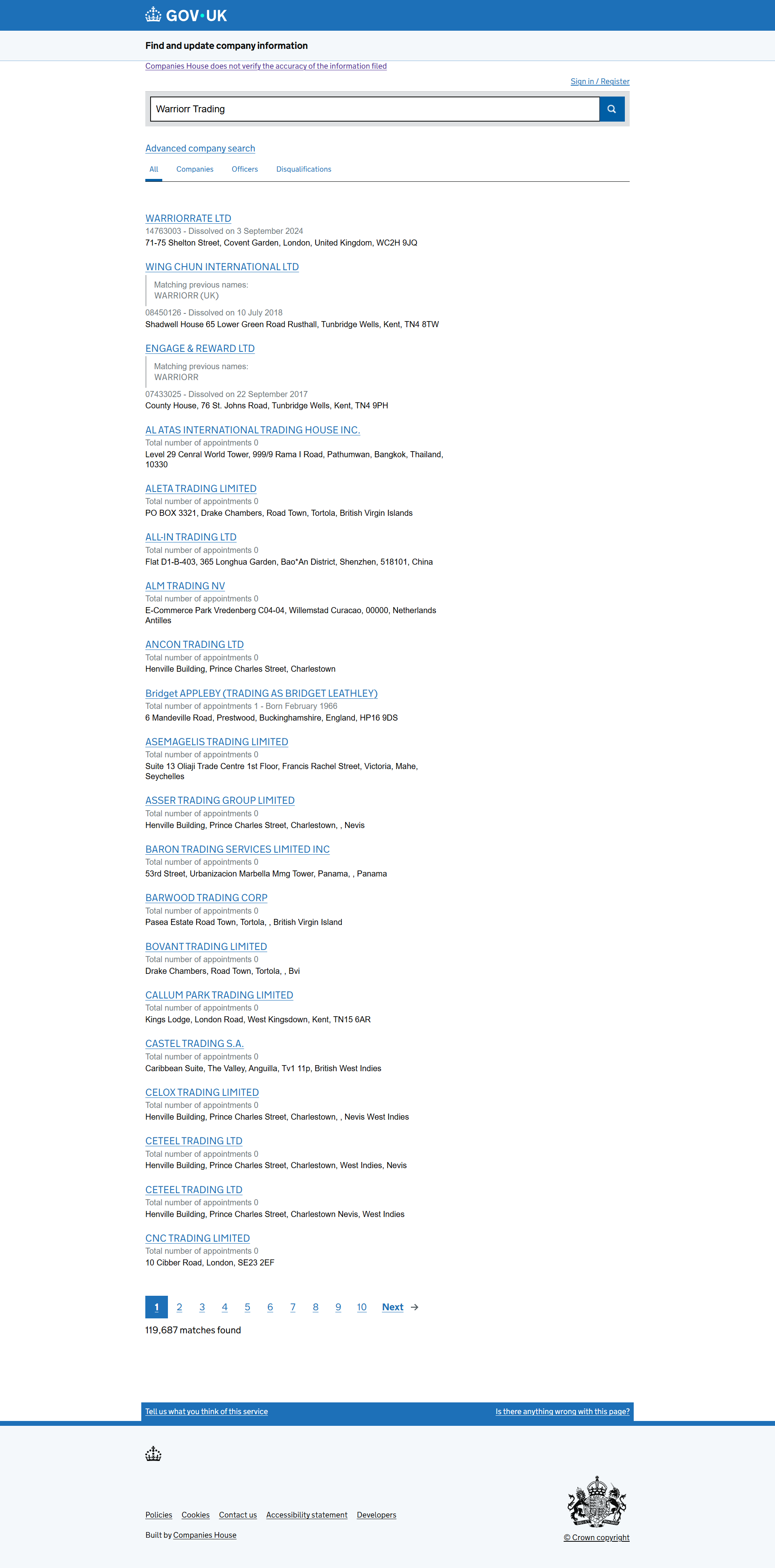 UK Companies House