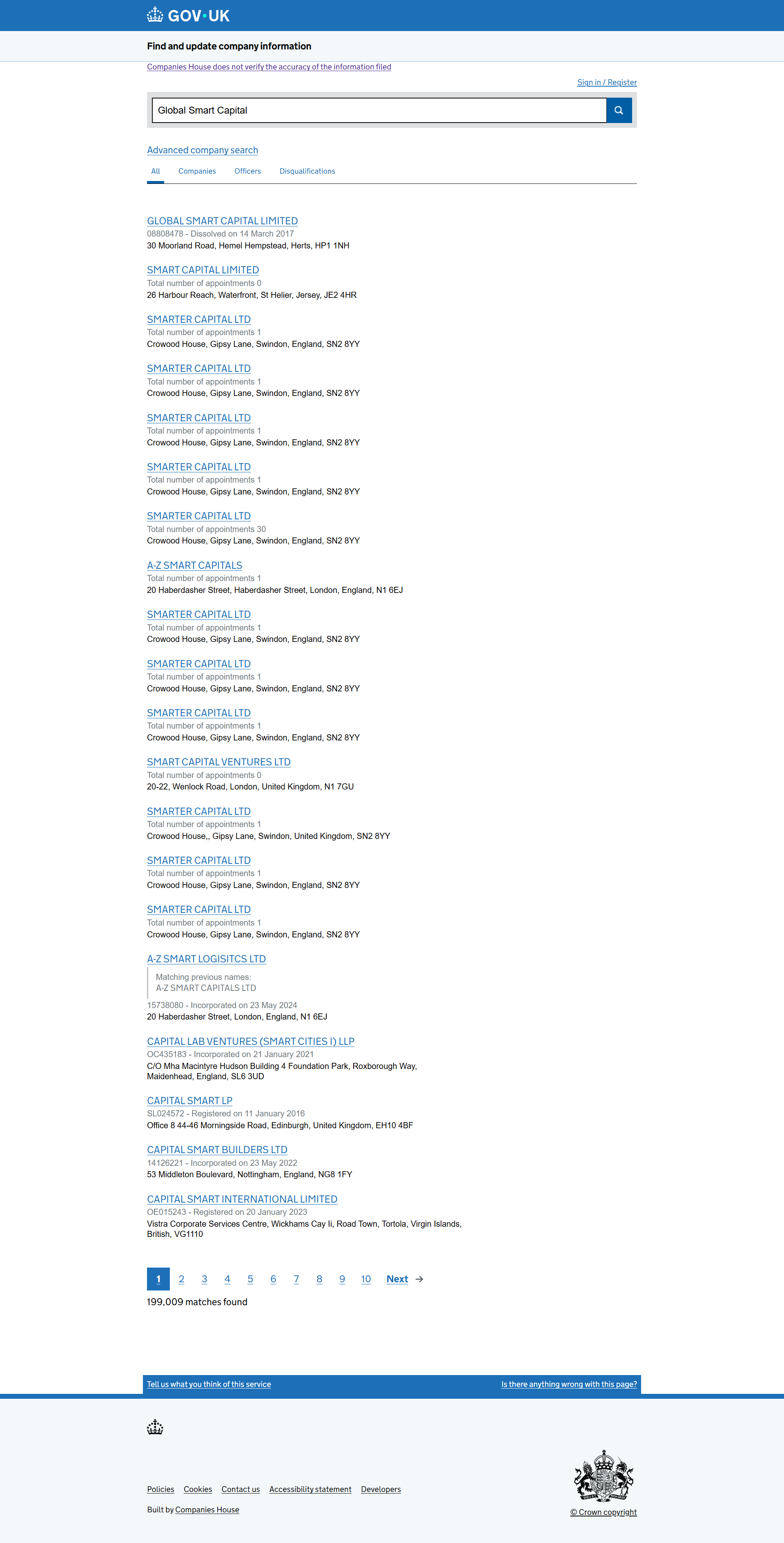 UK Companies House