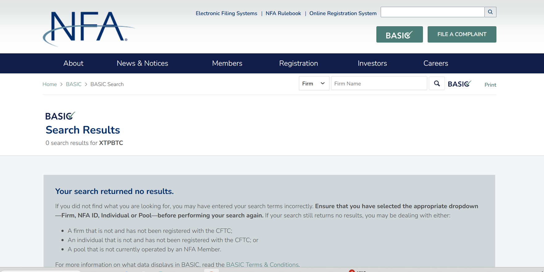 XTPBTC NFA