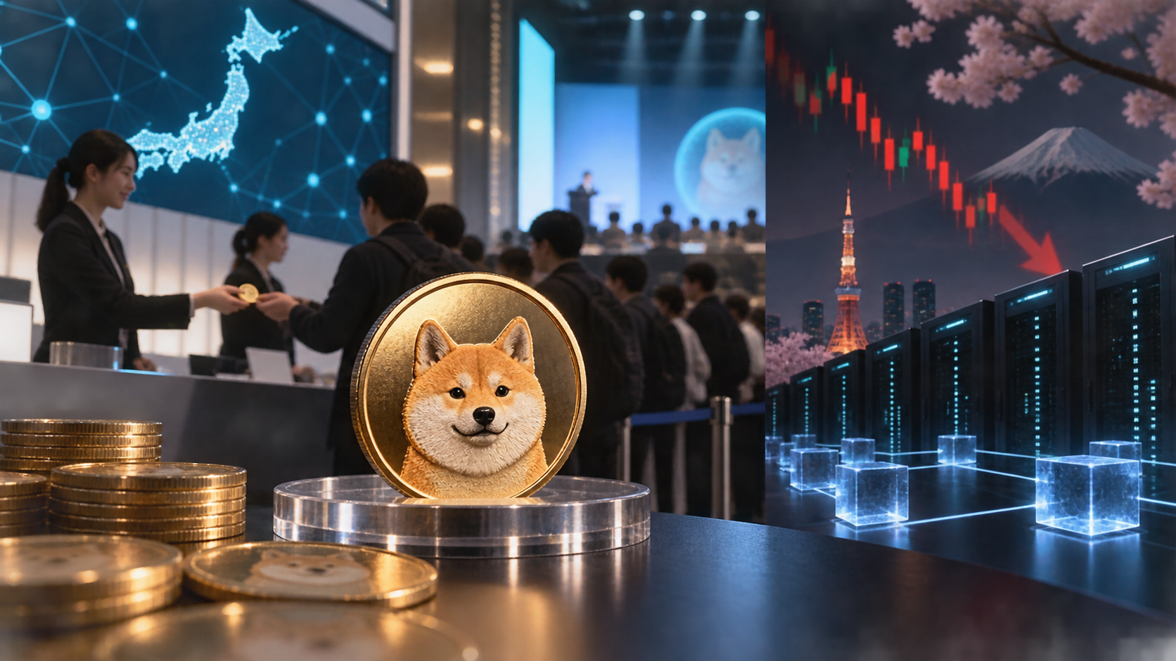 Rakuten Wallet oferece moedas colecionáveis de SHIB em seminário no Japão