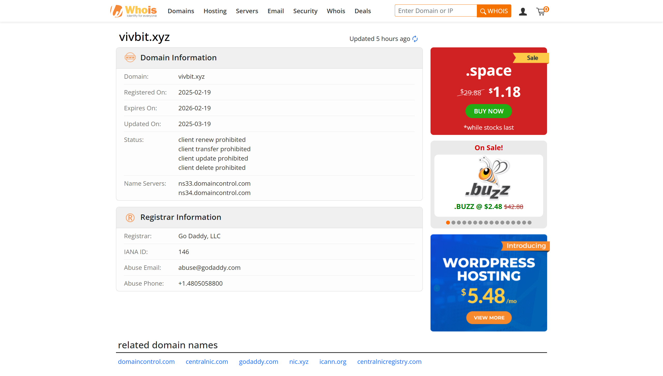 whois
