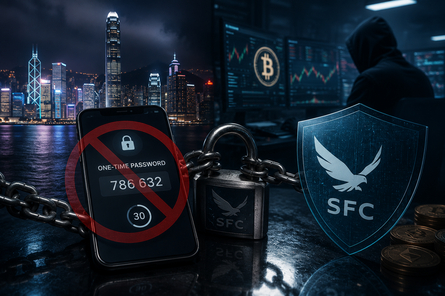 香港证监会勒令券商及虚拟资产平台停用一次性密码以防范欺诈