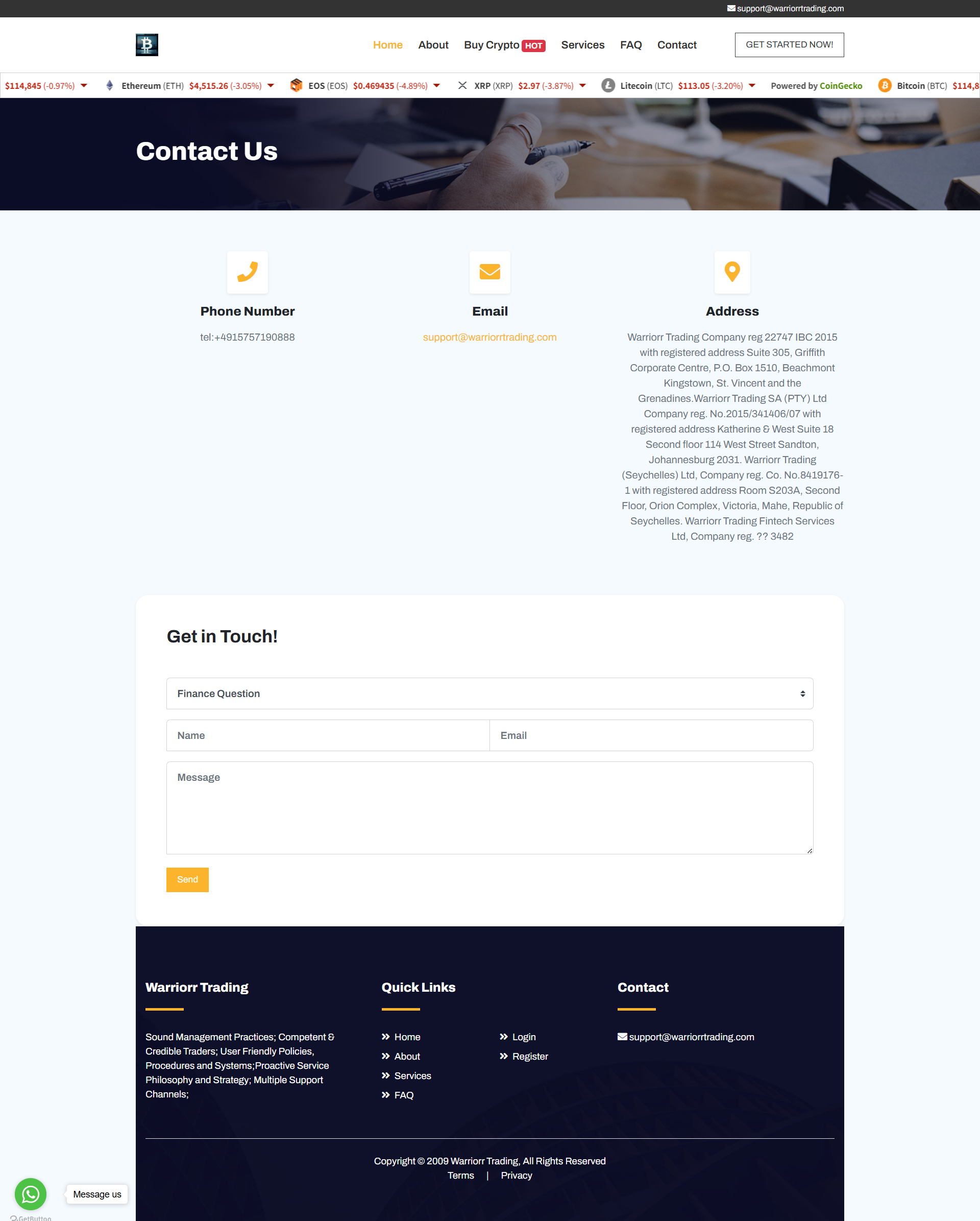 Broker Official Website
