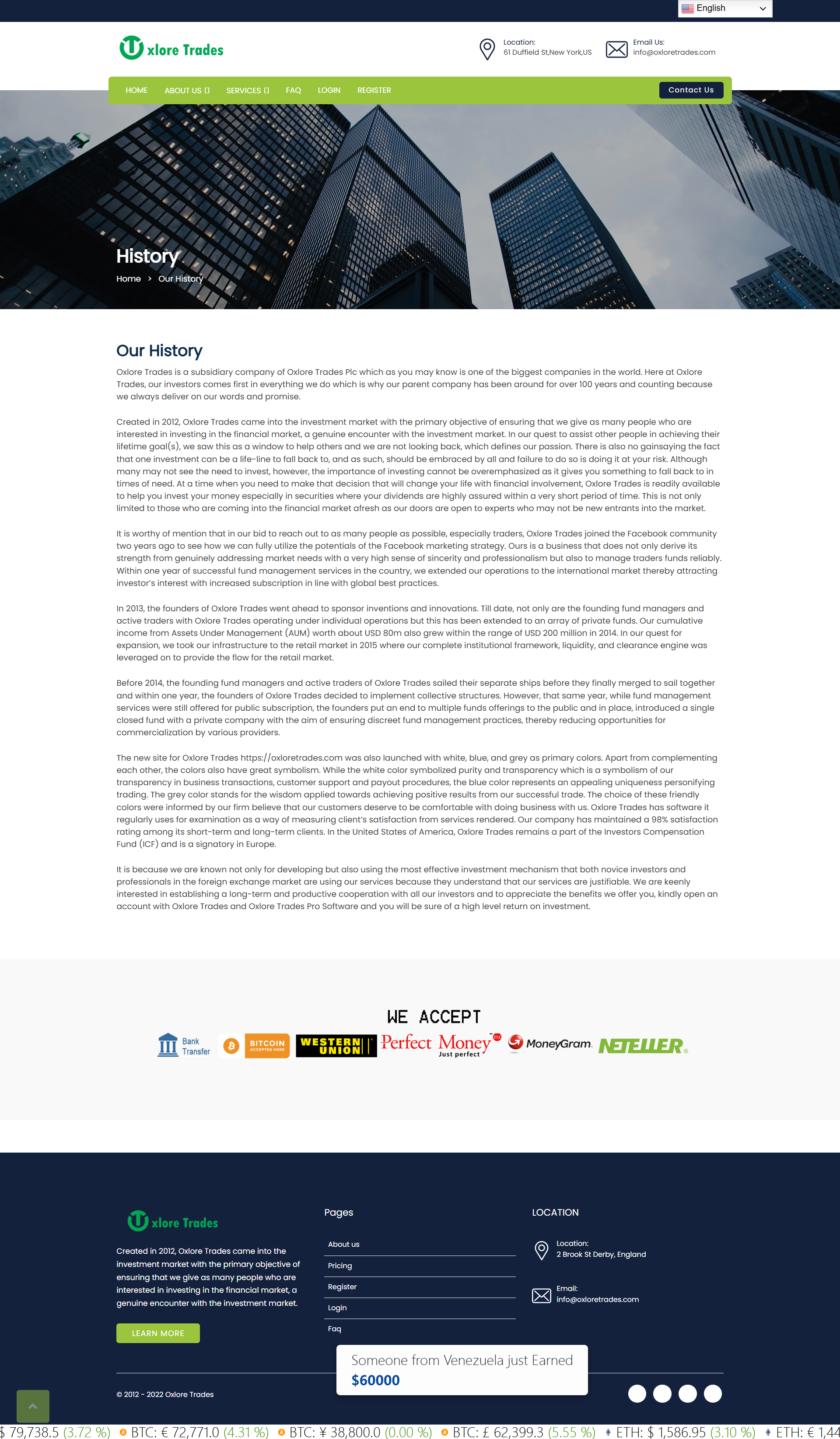 Broker Official Website