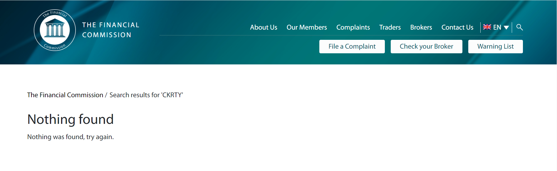 金融委员会(THE FINANCIAL COMMISSION)