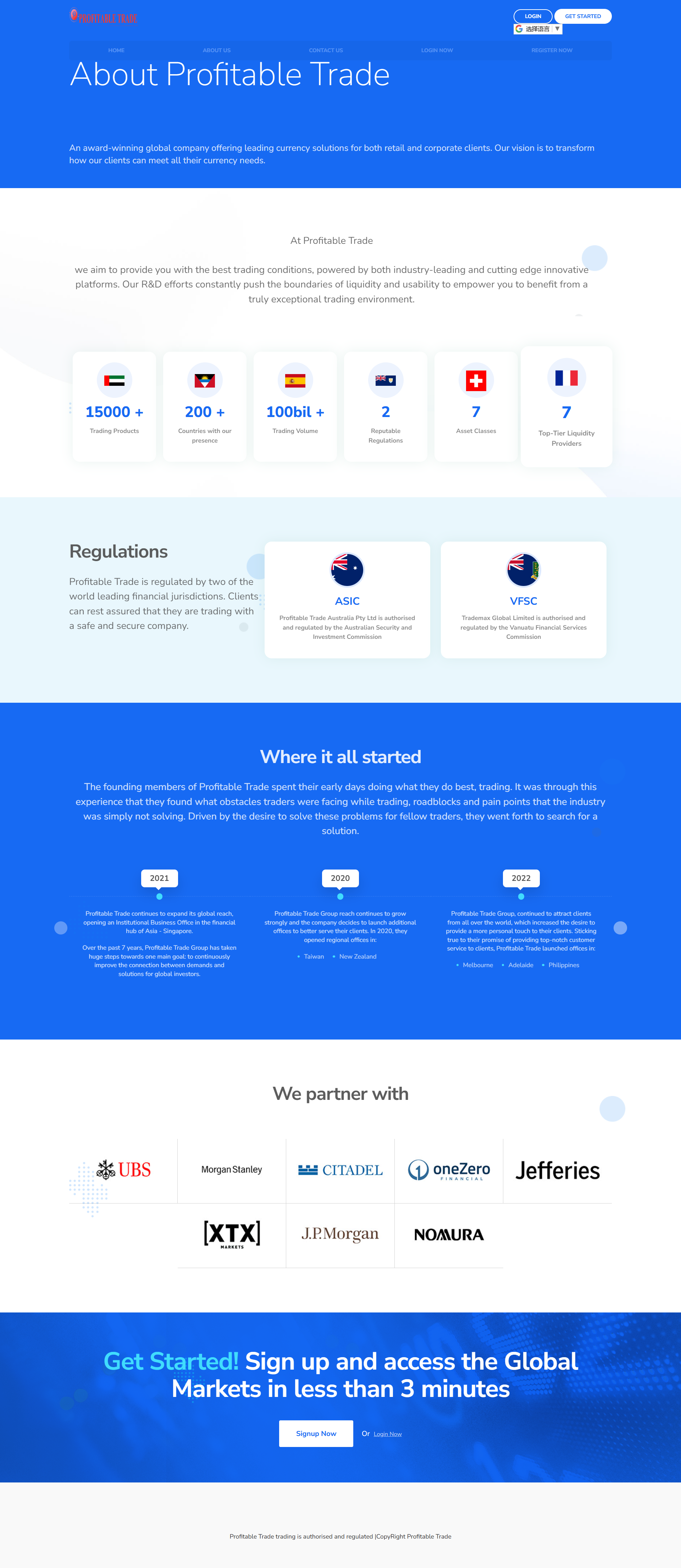 Profitable Trade Official Website