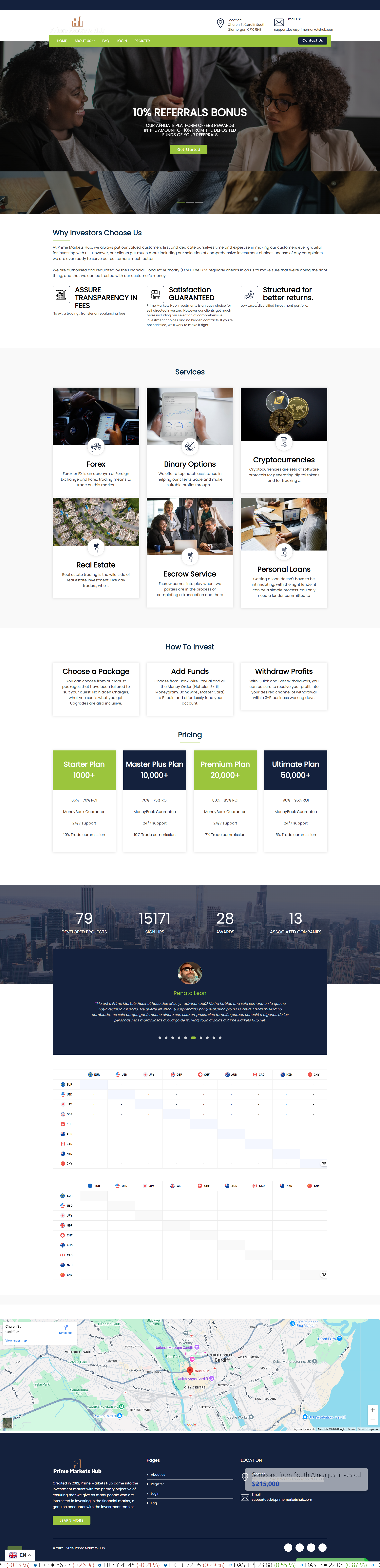 Prime Markets Hub Official Website