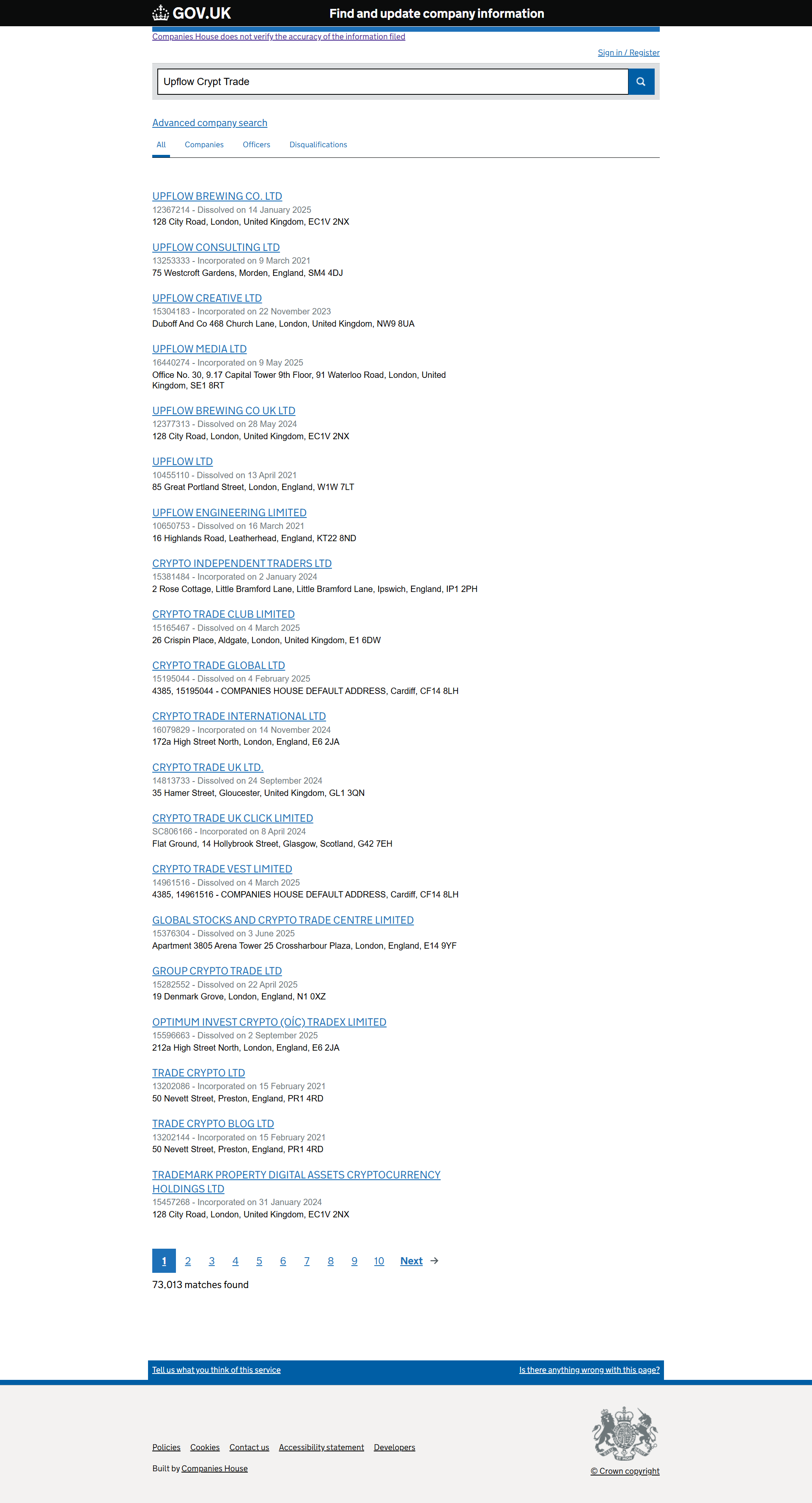 UK Companies House