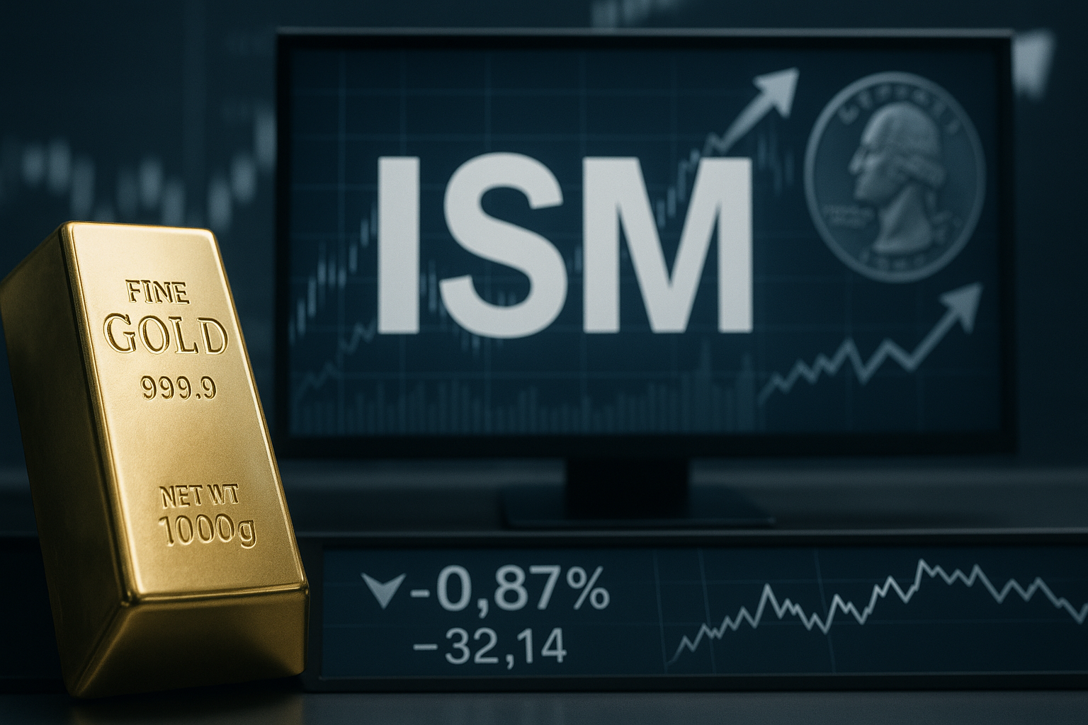 Tight Diesel Supply and ISM Data Signal Persistent Inflation Pressure, Weighing on Gold and Stocks