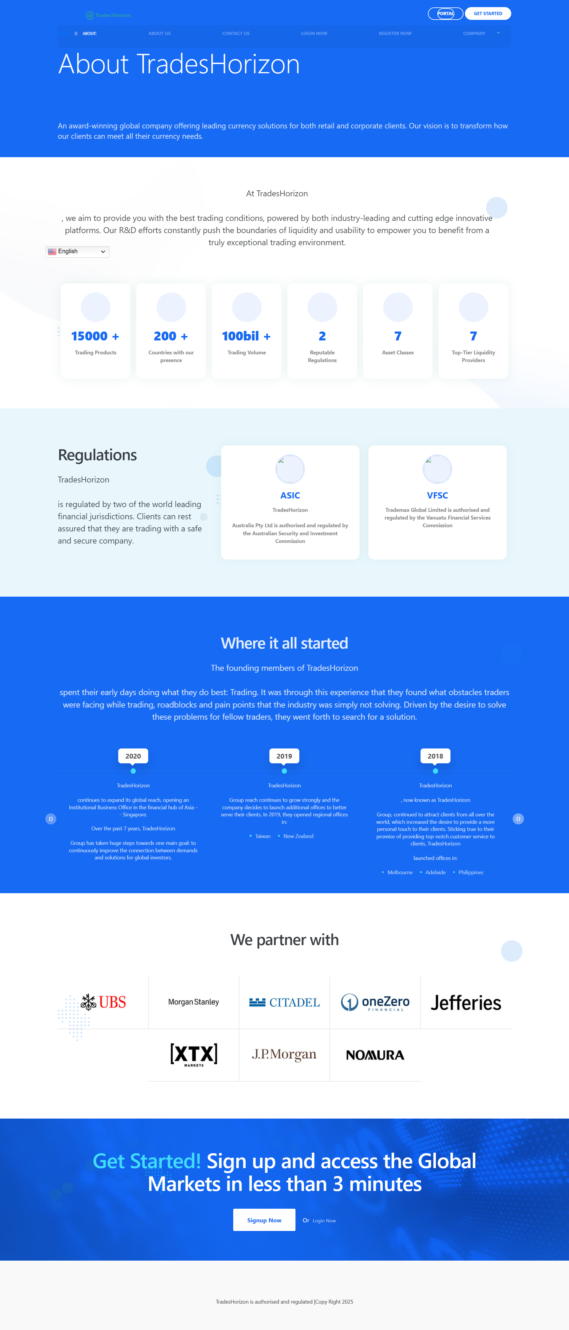 TradesHorizon Official Website