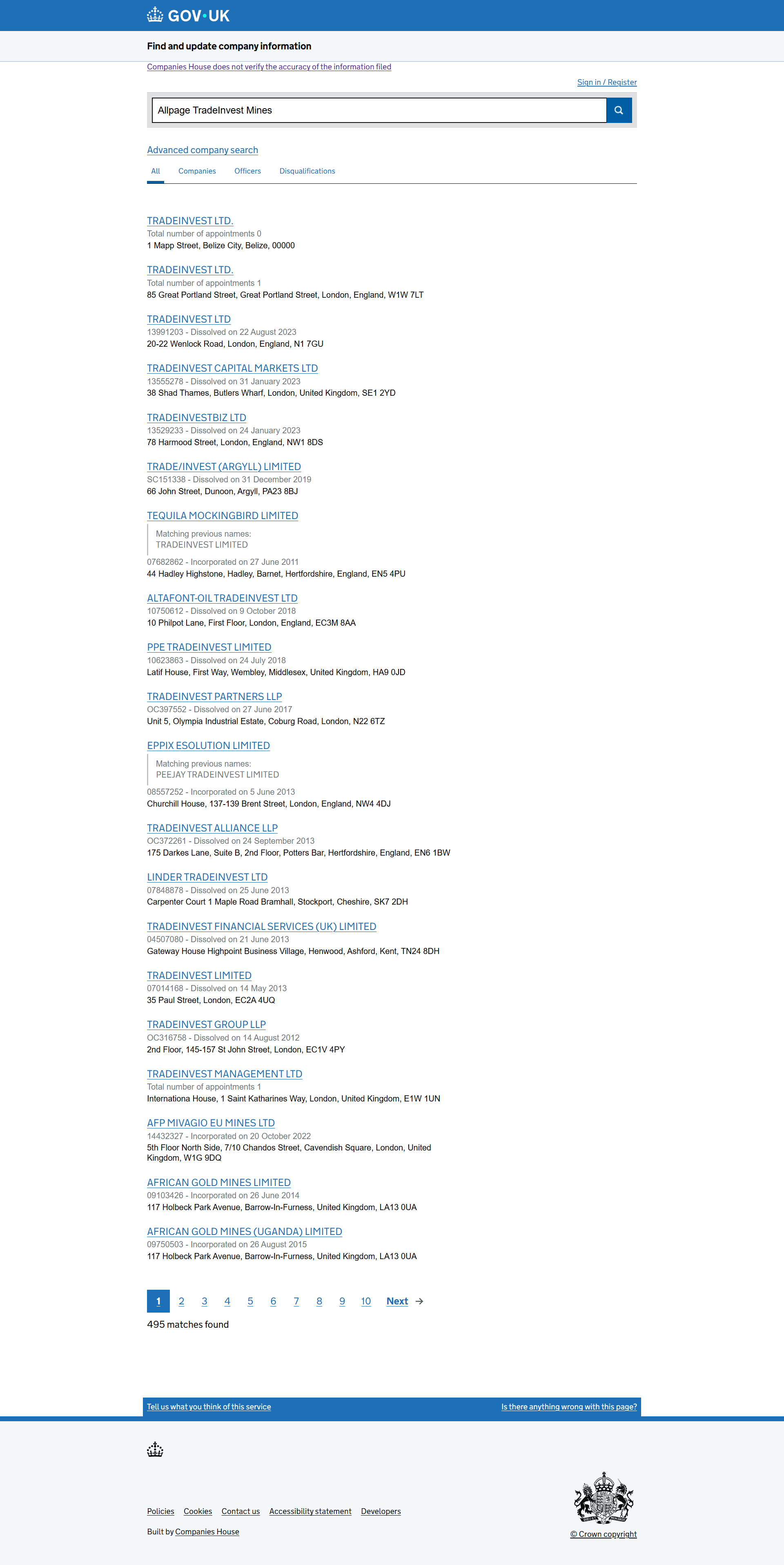 UK Companies House