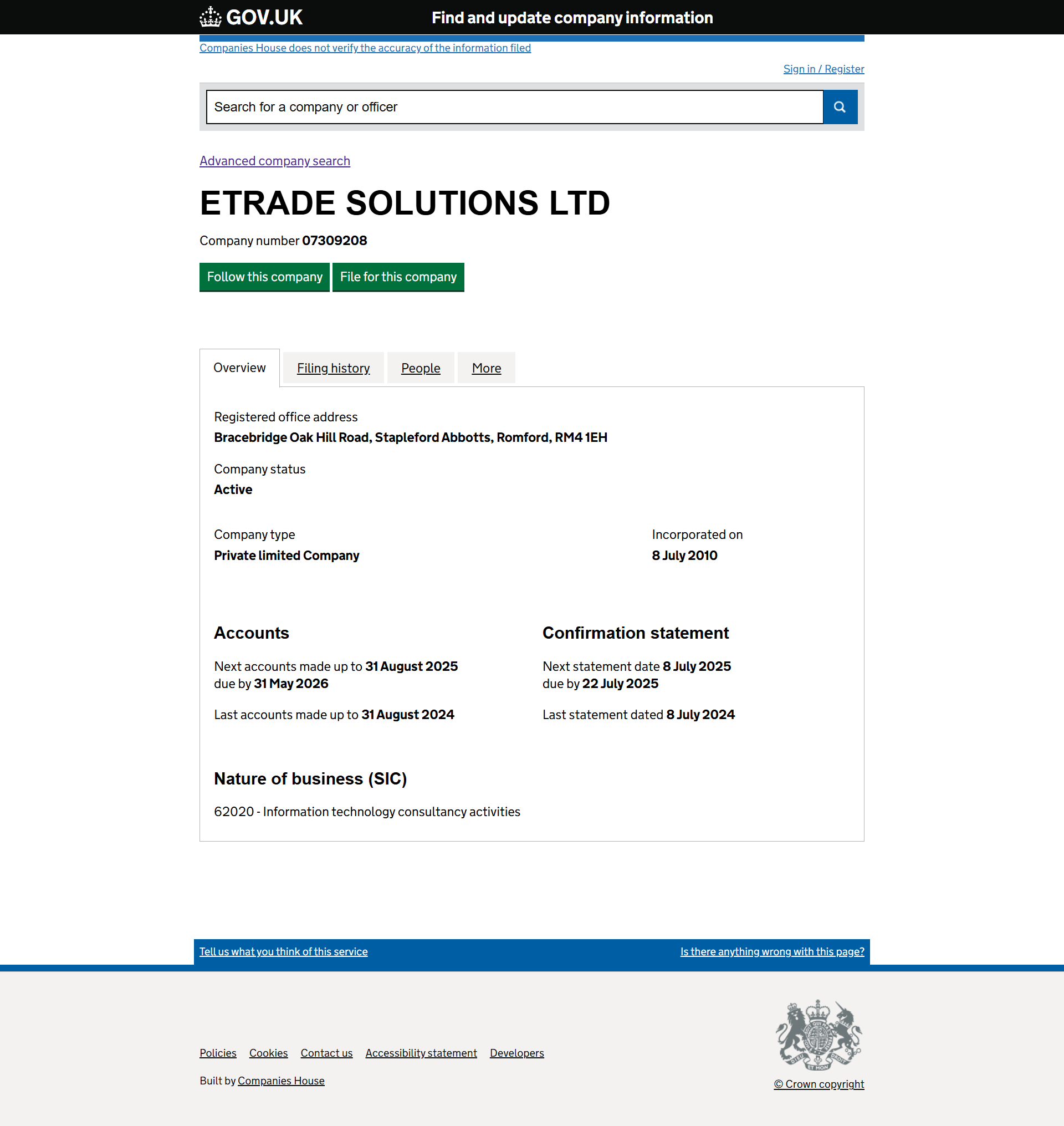 UK Companies House