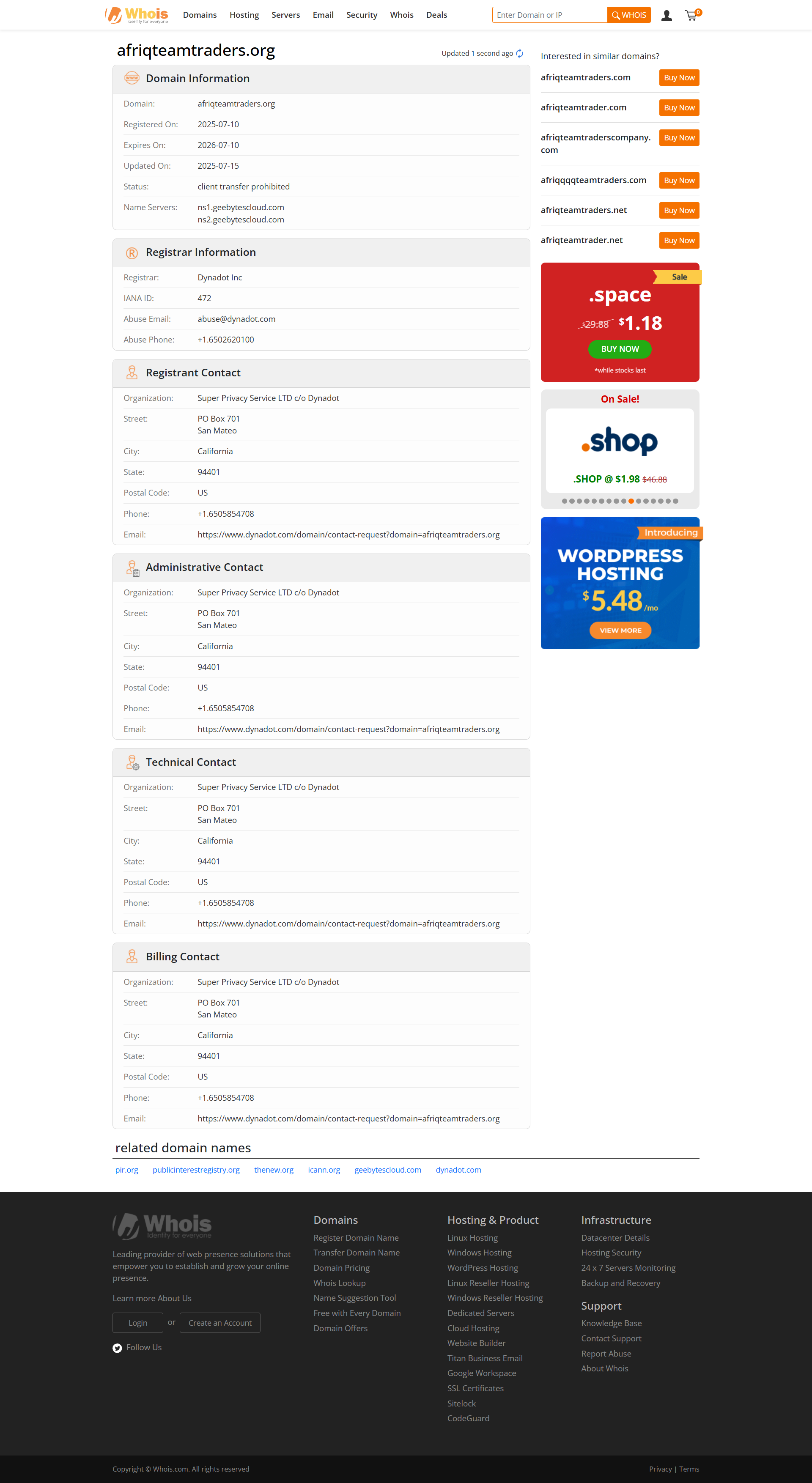 Whois