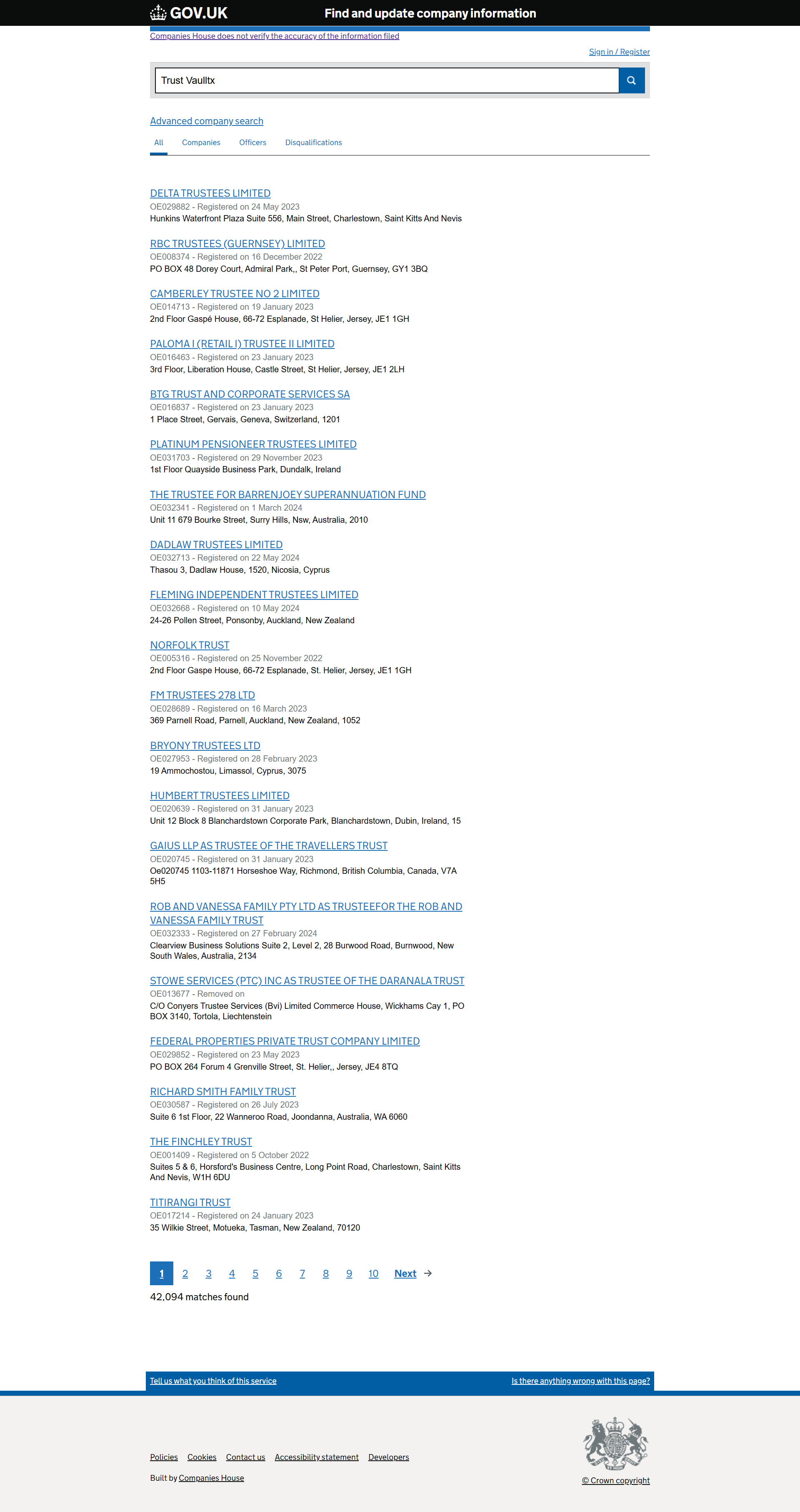 UK Companies House