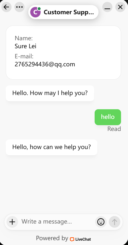Live Chat
