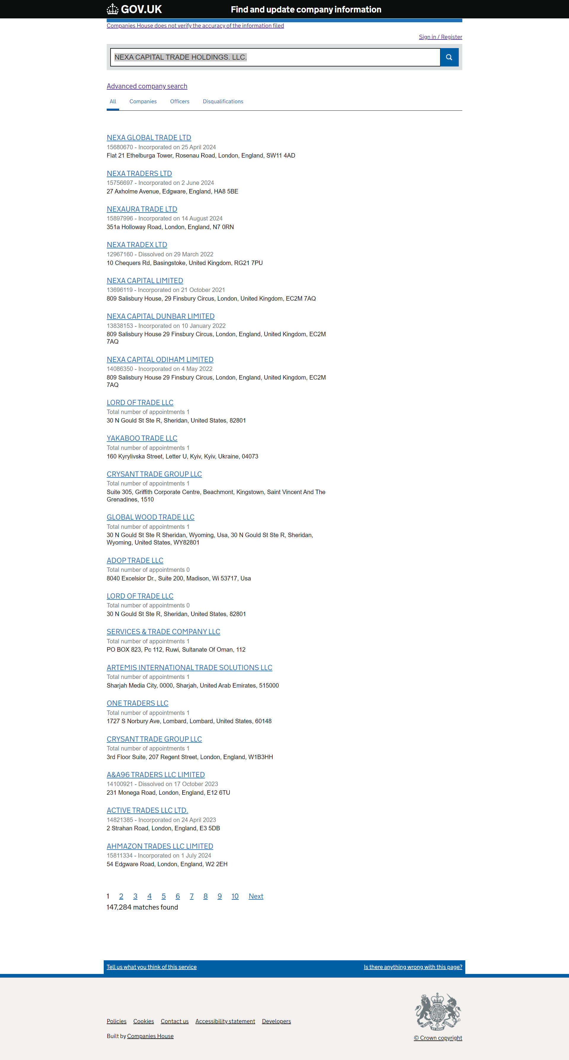 UK Companies House