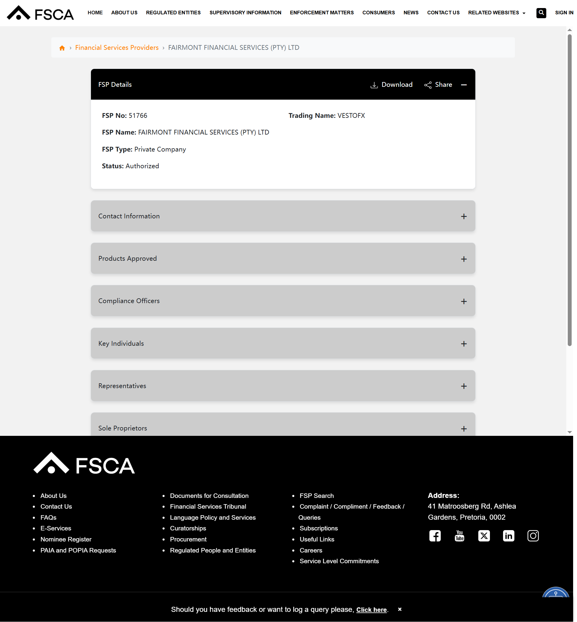 FSCA