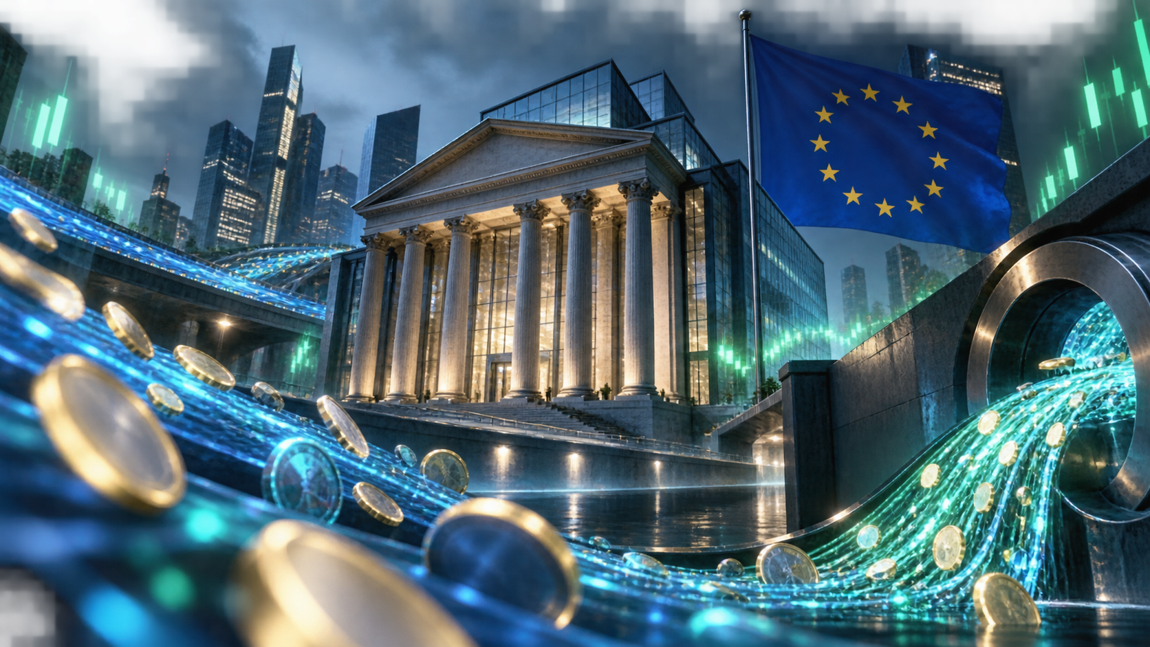 Áp lực huy động vốn bán lẻ của ngân hàng eurozone cao nhất từ năm 2011