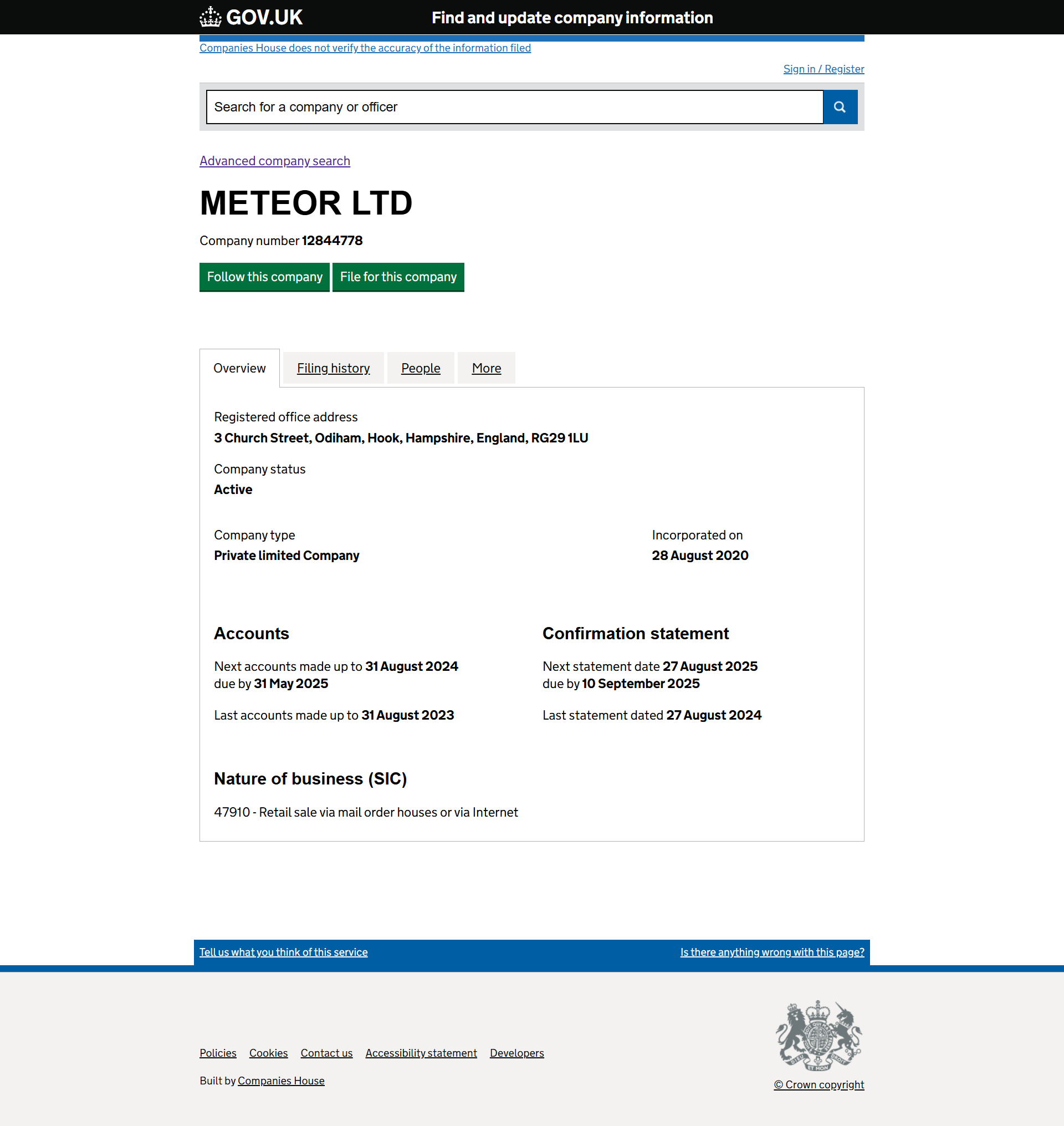 UK Companies House