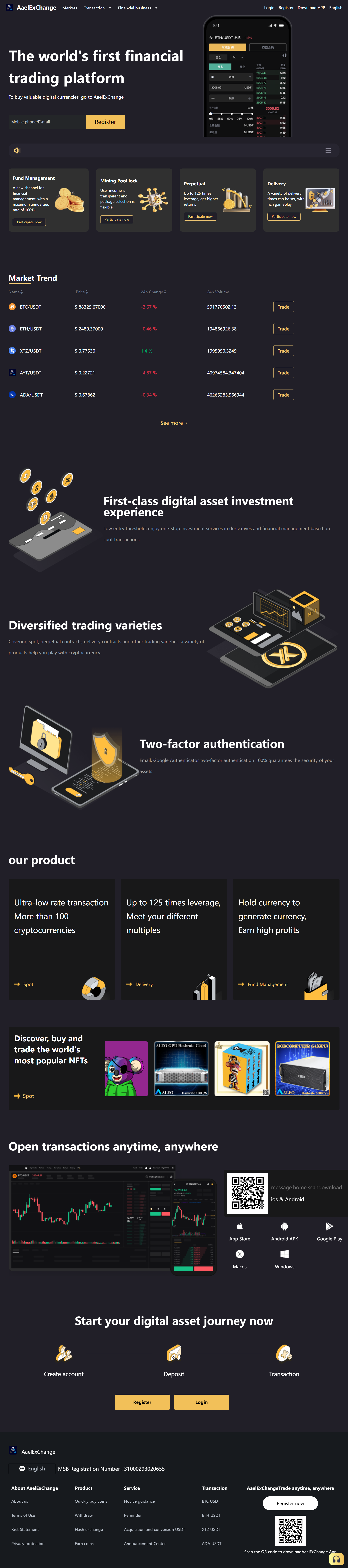 AaelExChange Official Website