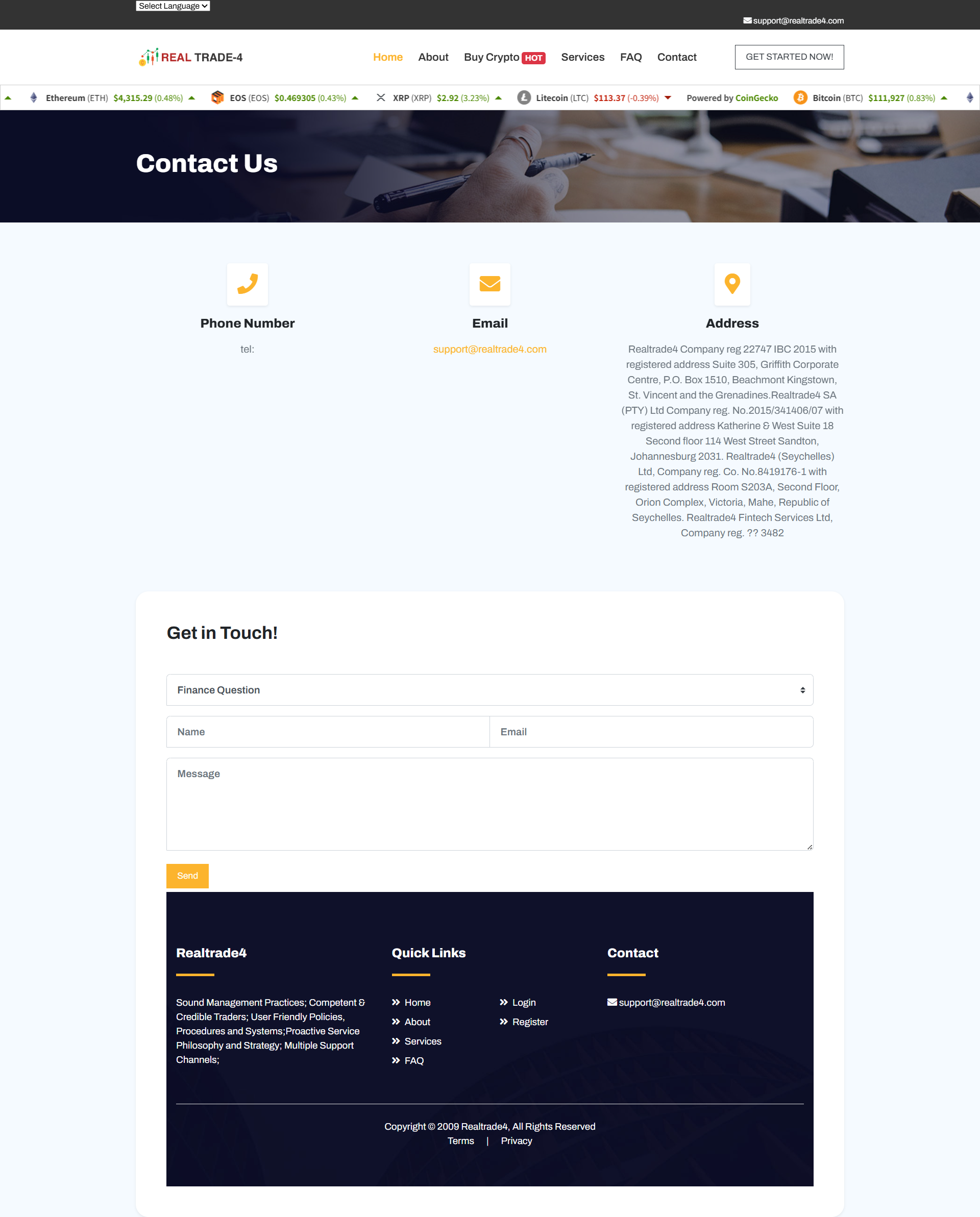 Broker Official Website