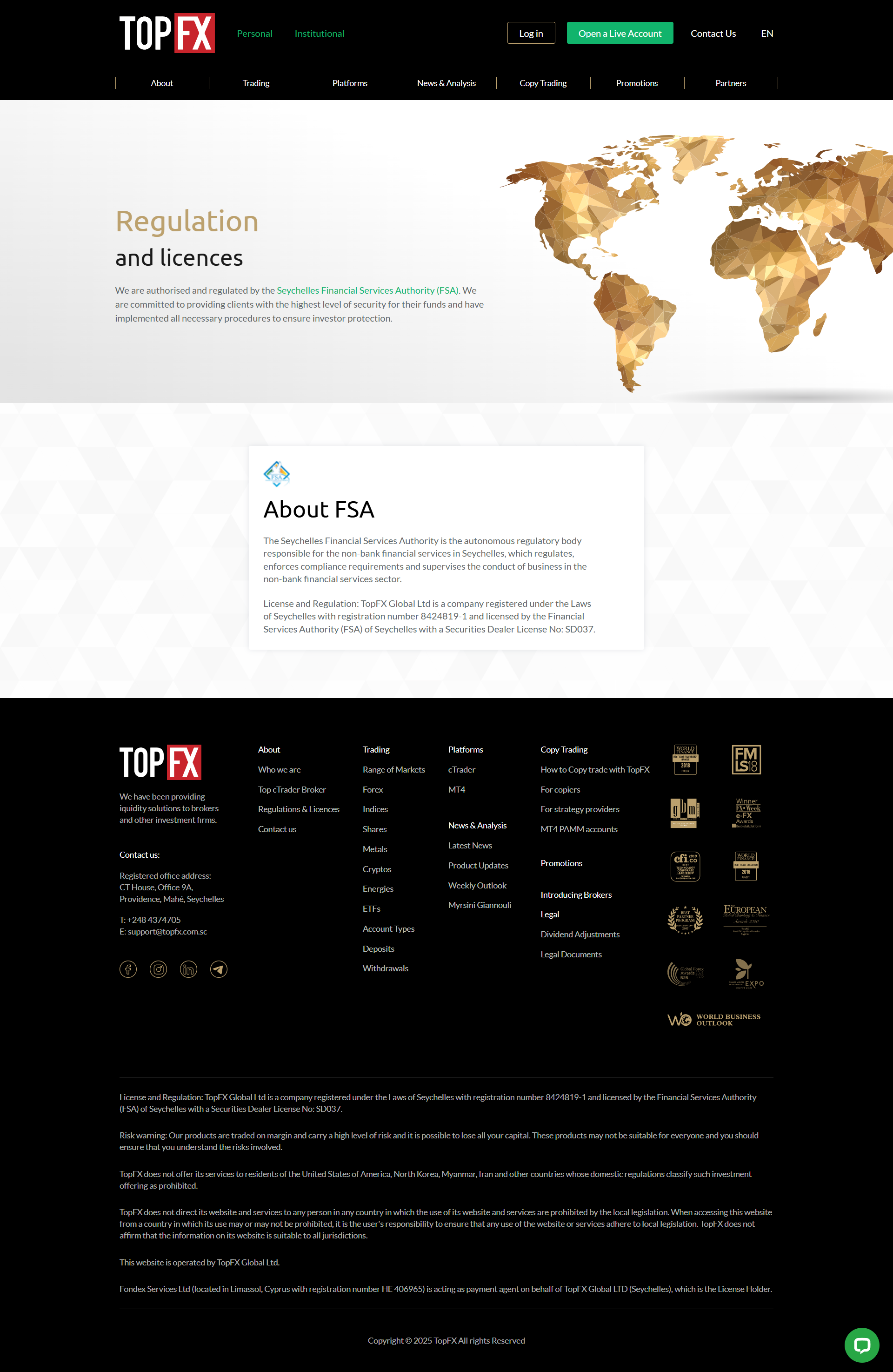 TopFX Office Website