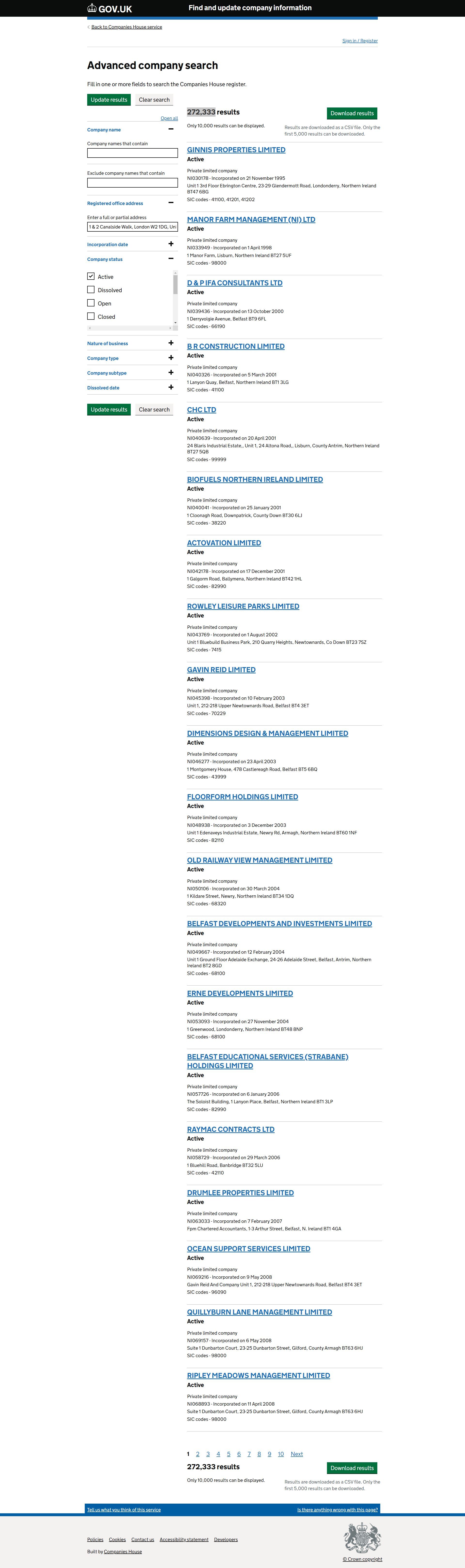 UK Companies House