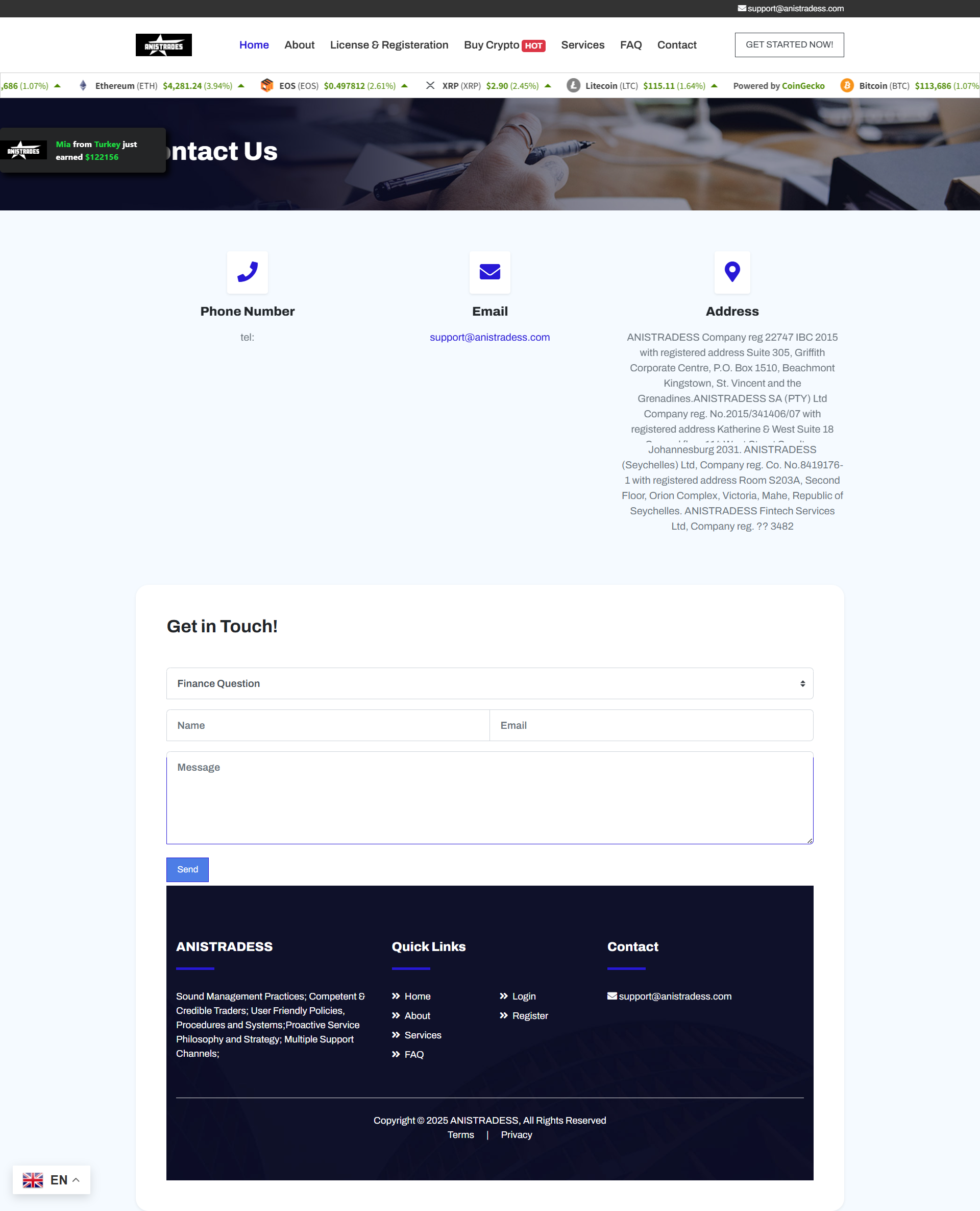 Broker Official Website