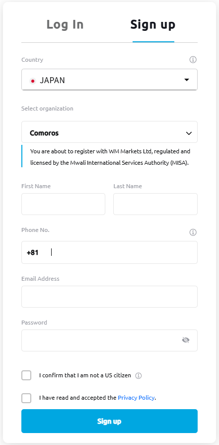 Registration Form Information