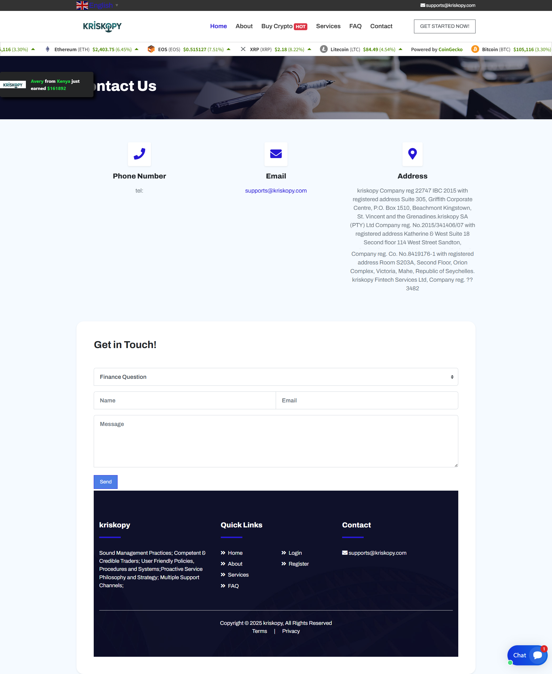Broker Official Website