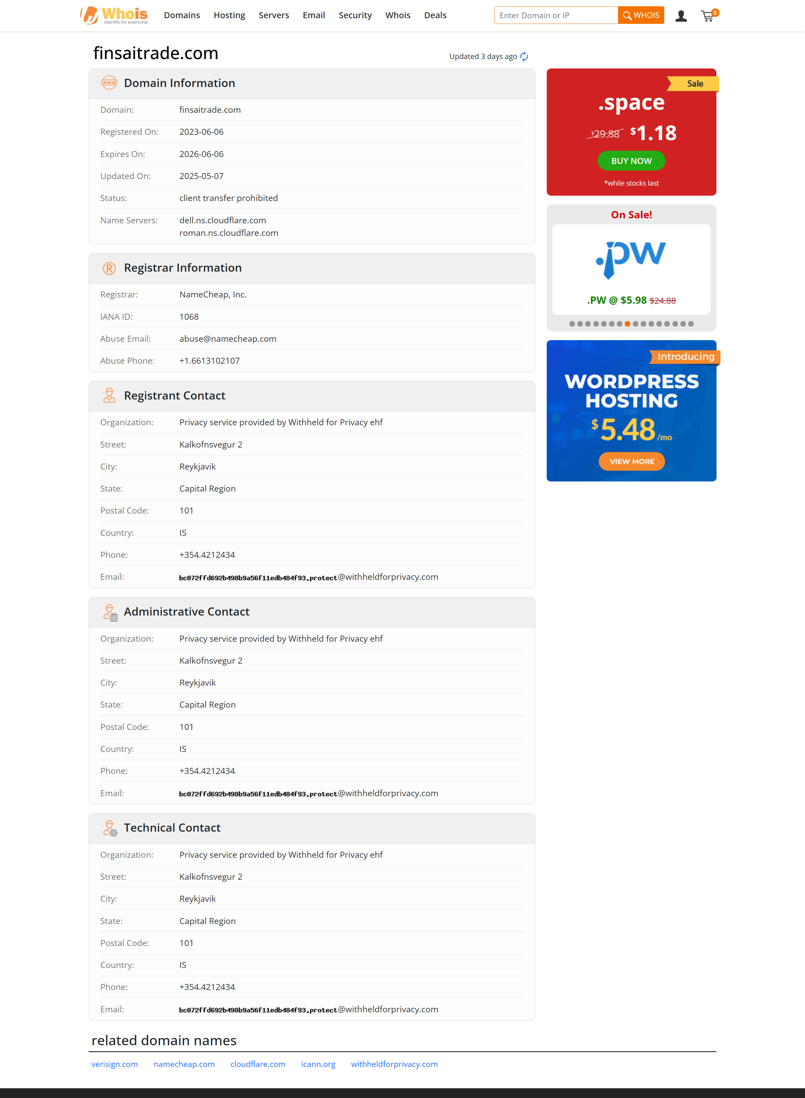whois