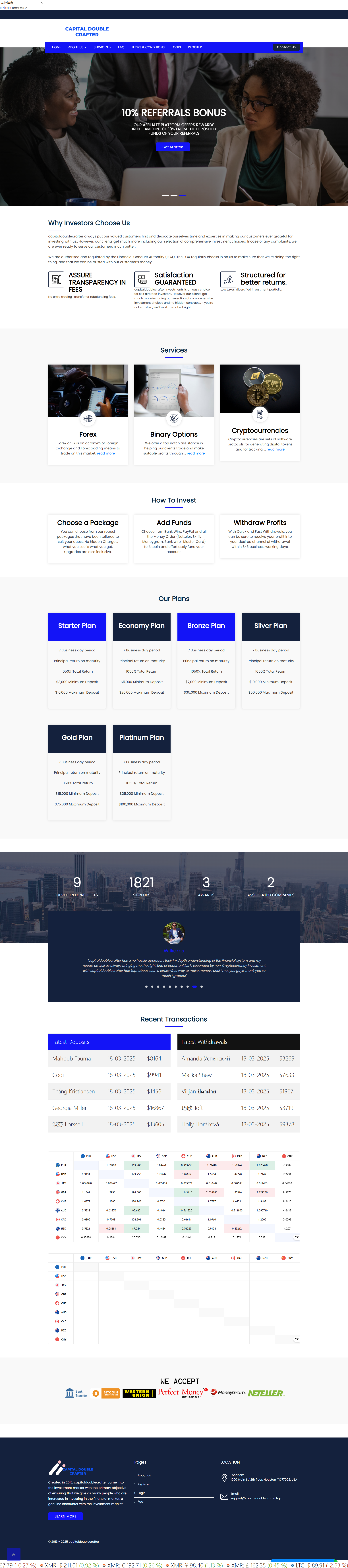 capitaldoublecrafter Official Website