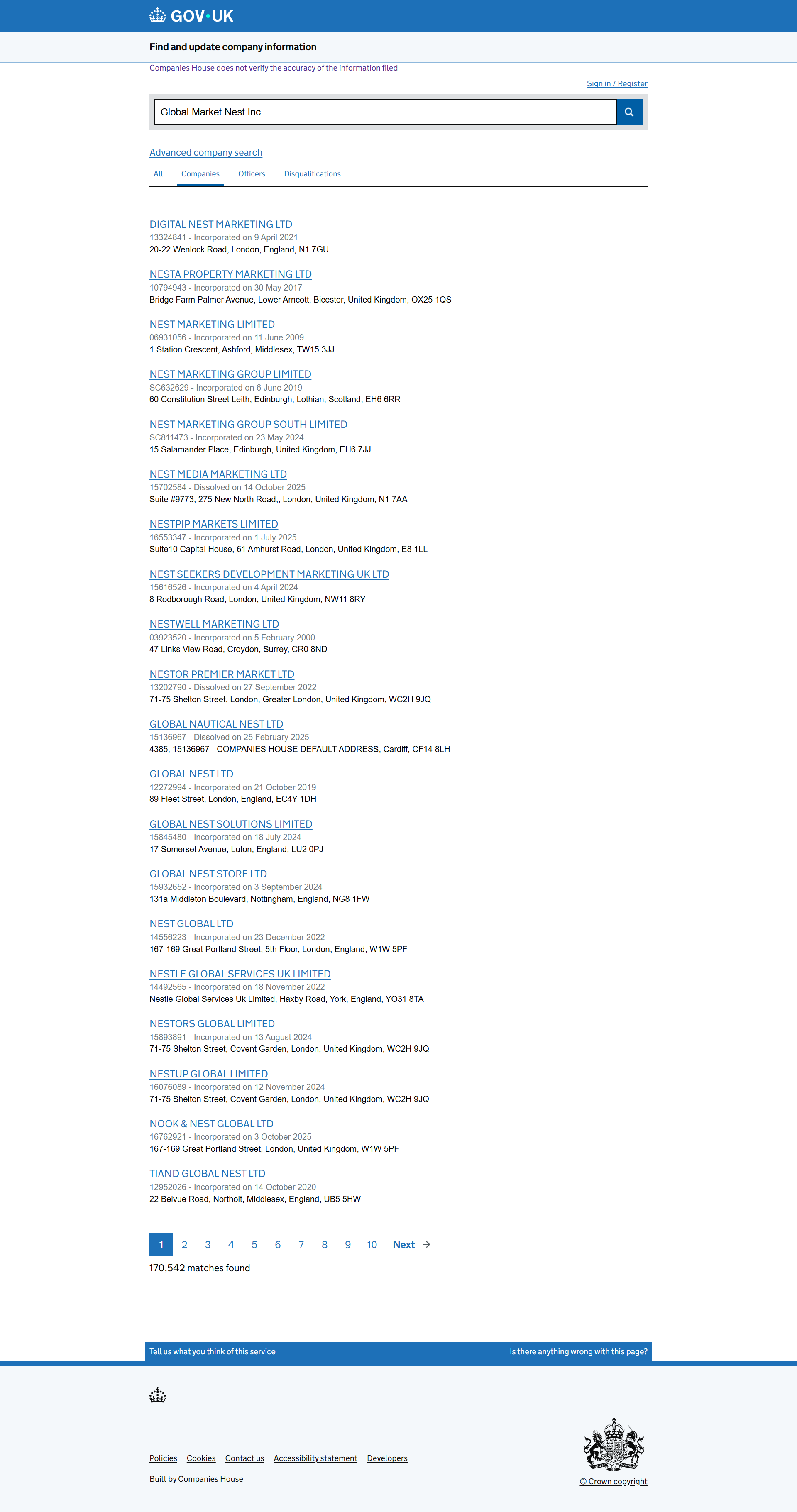 UK Companies House