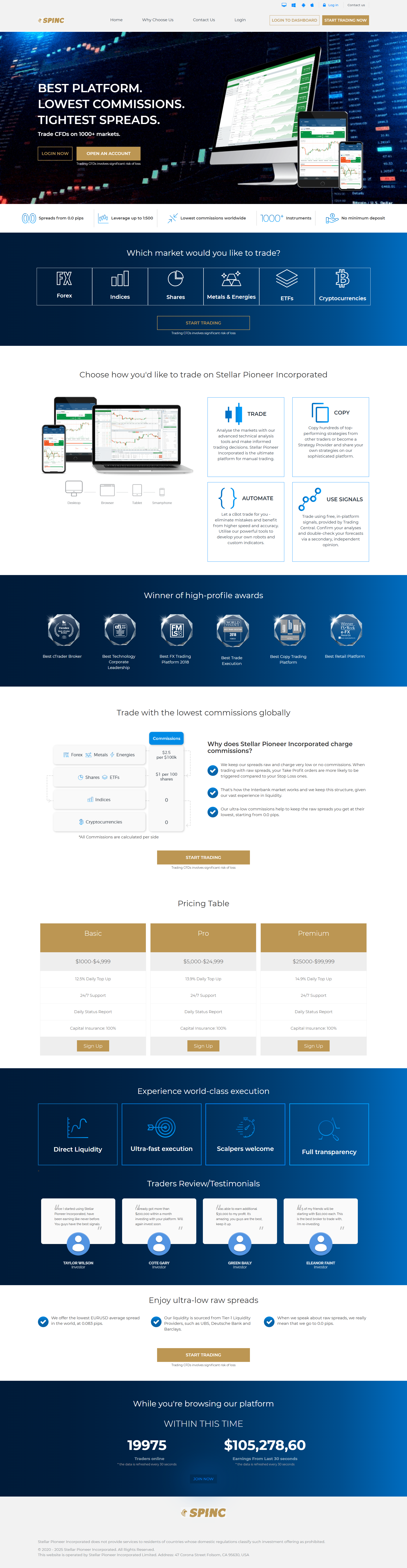 Stellar Pioneer Incorporated Official Website