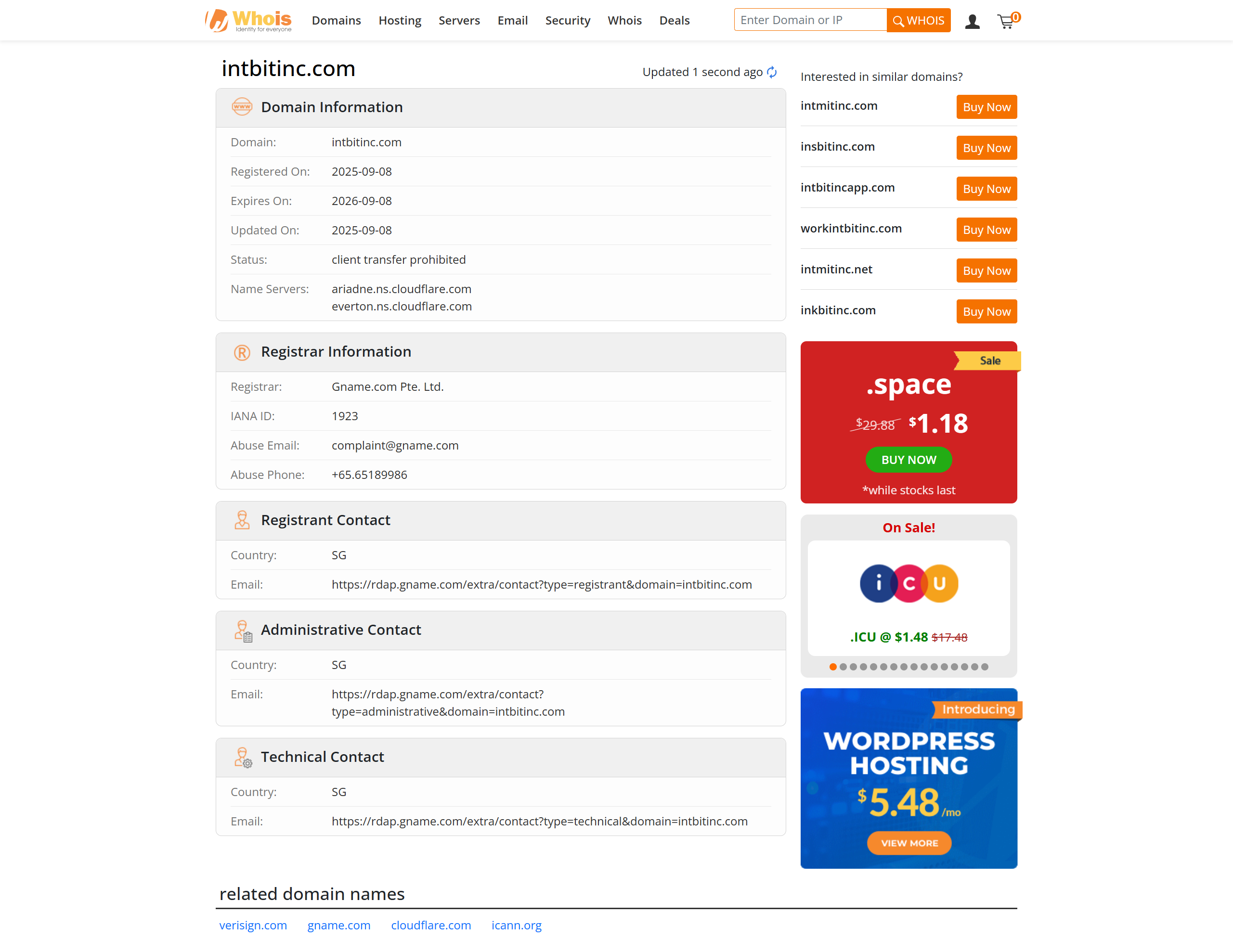 whois