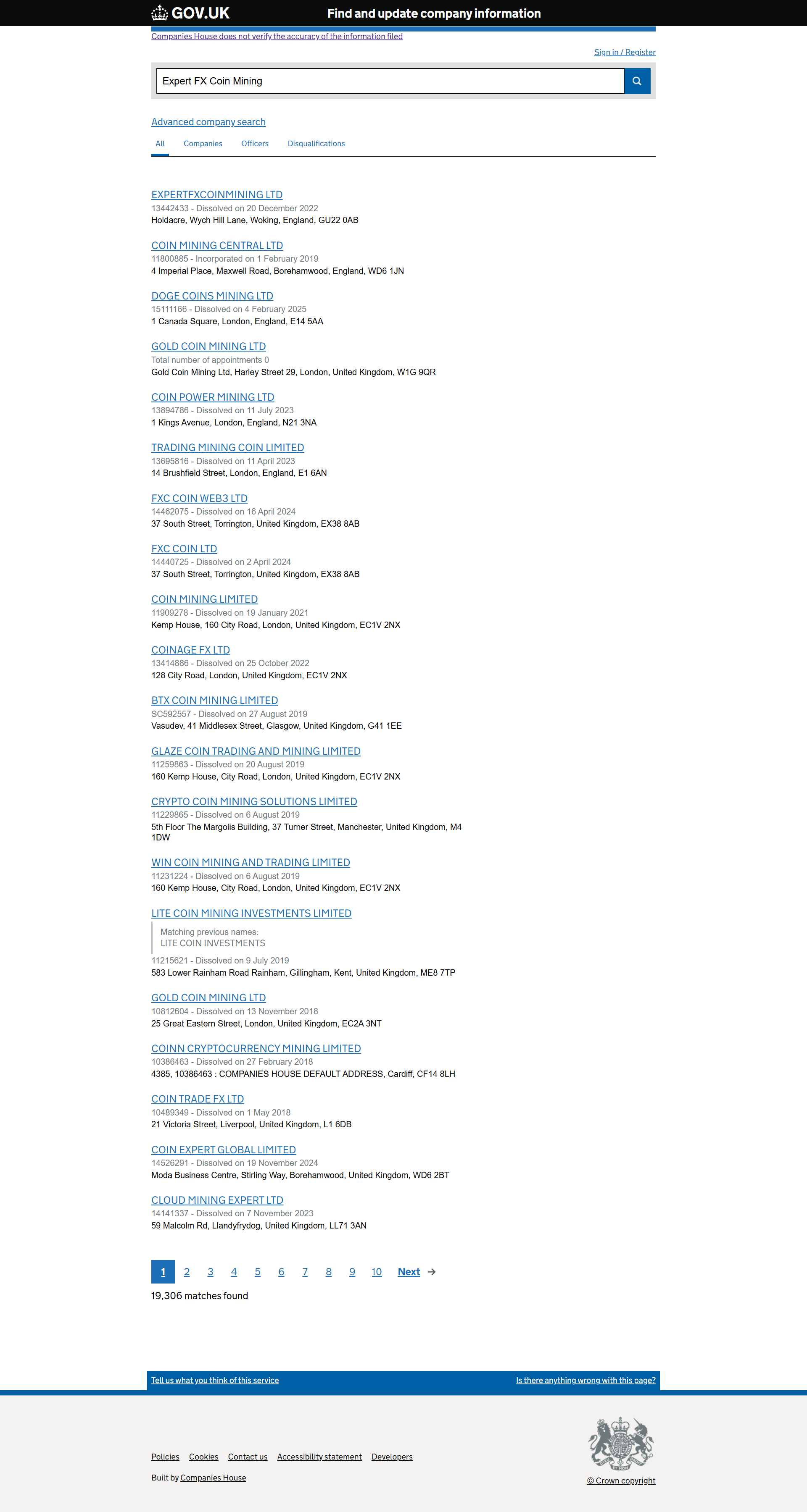 UK Companies House