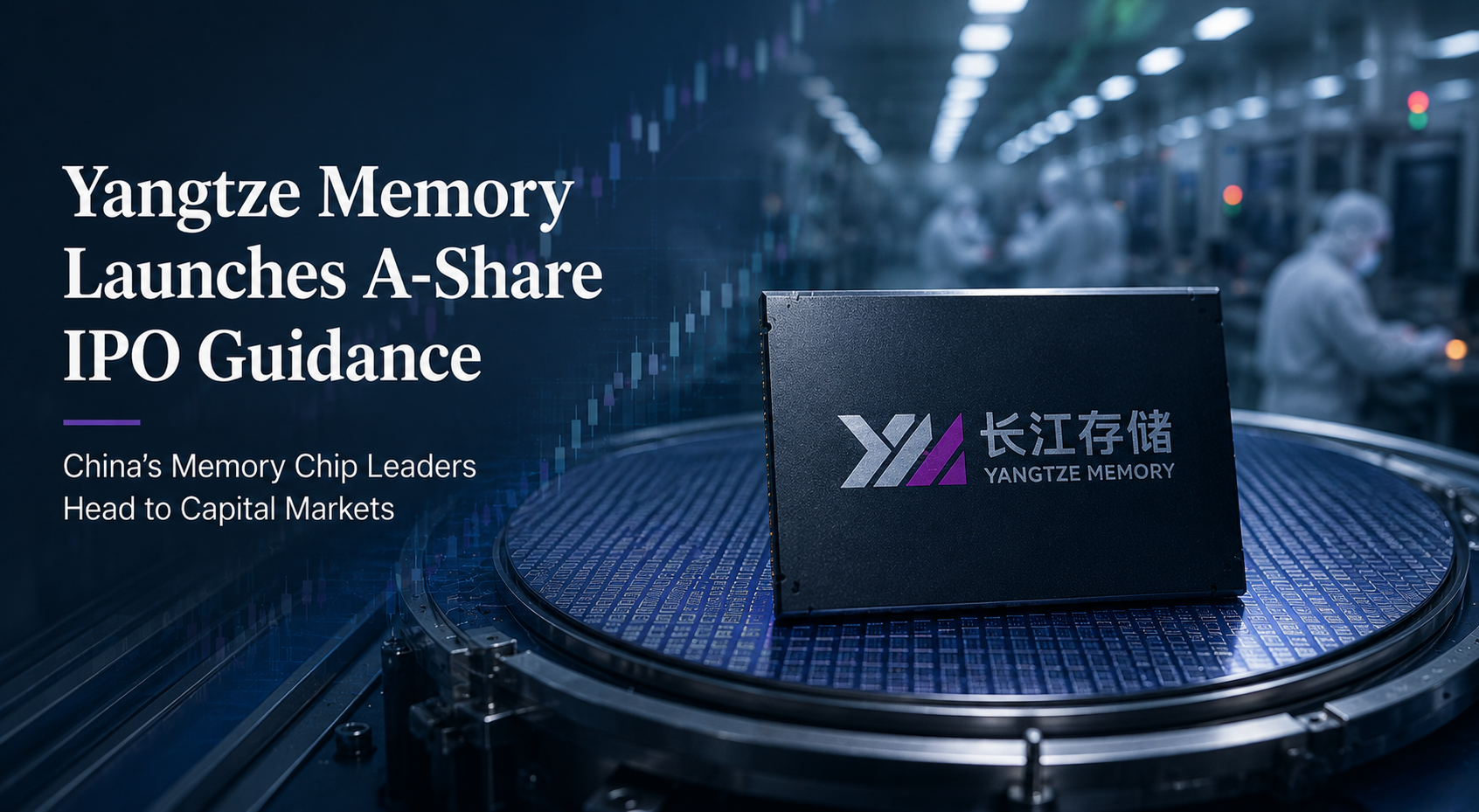 YMTC Mulakan Bimbingan IPO Saham A, Duo Cip Memori China Berkumpul di Pasaran Modal