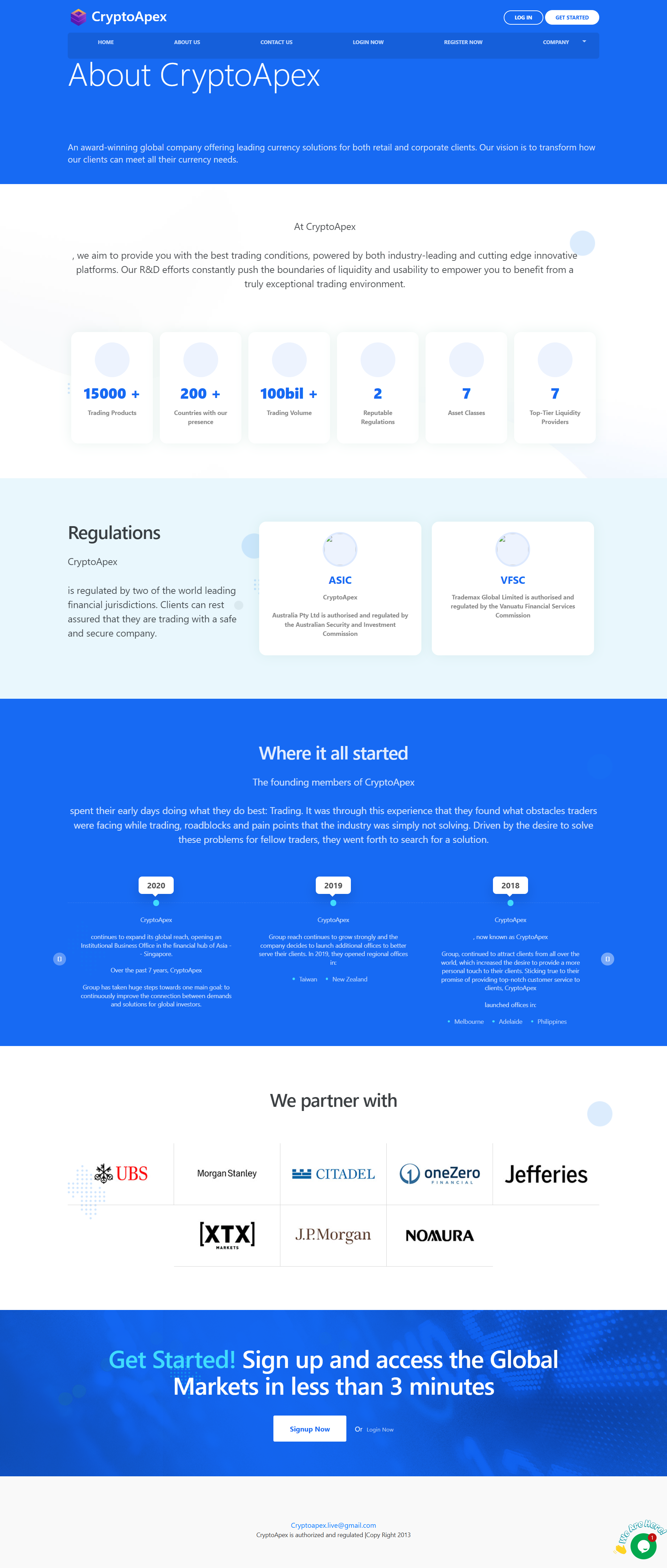 CryptoApex Official Website