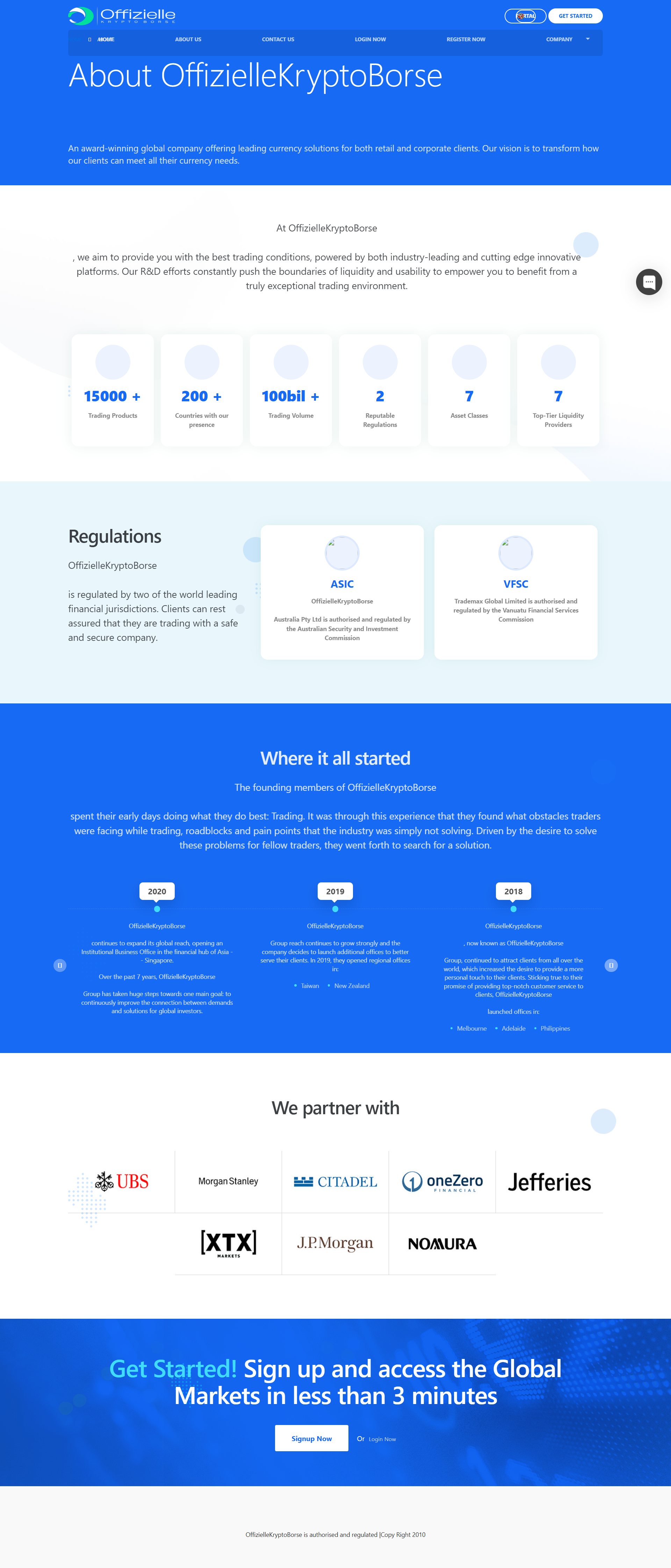 OffizielleKryptoBorse Official Website