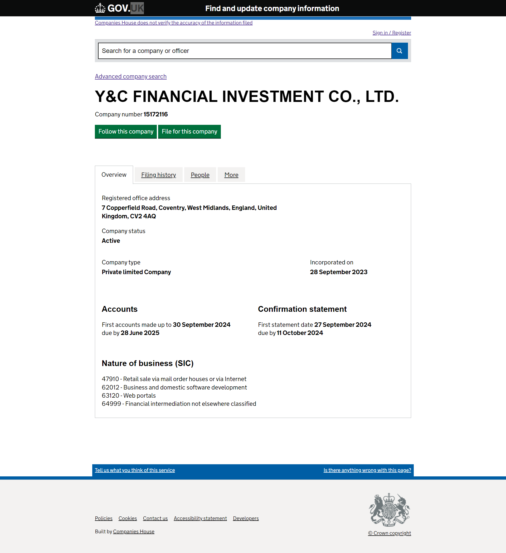 UK Companies House