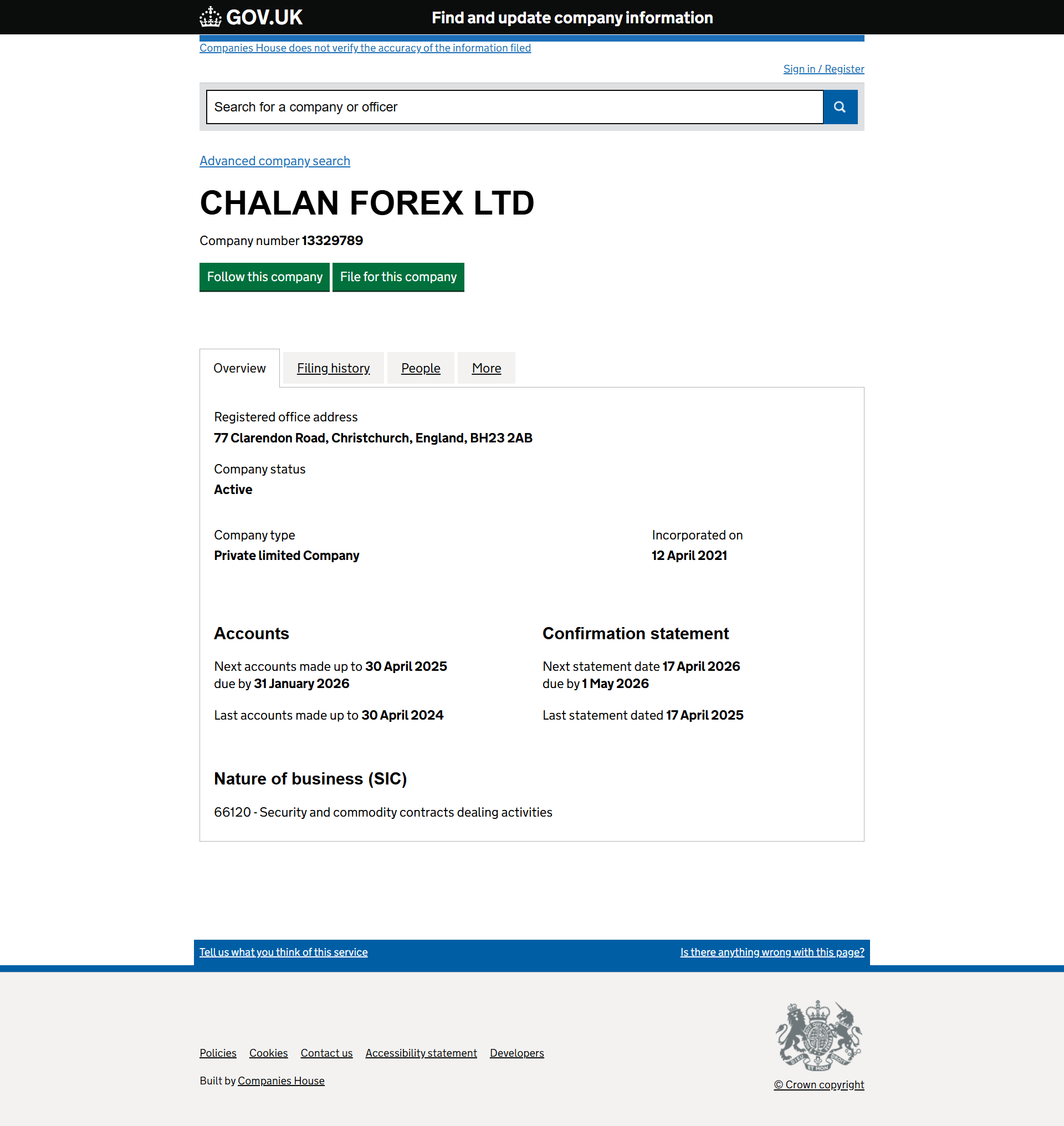 UK Companies House