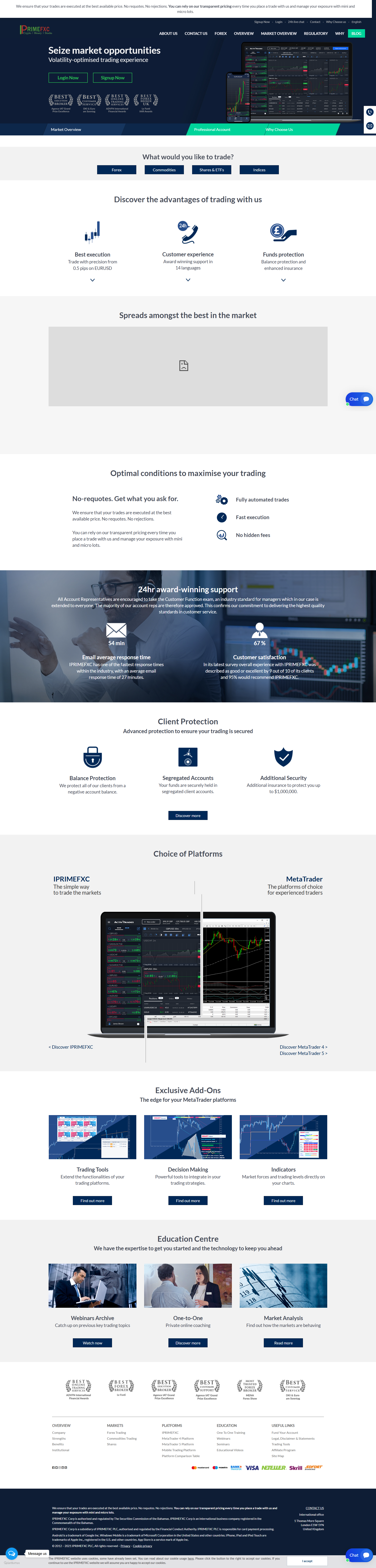 IPRIMEFXC Official Website