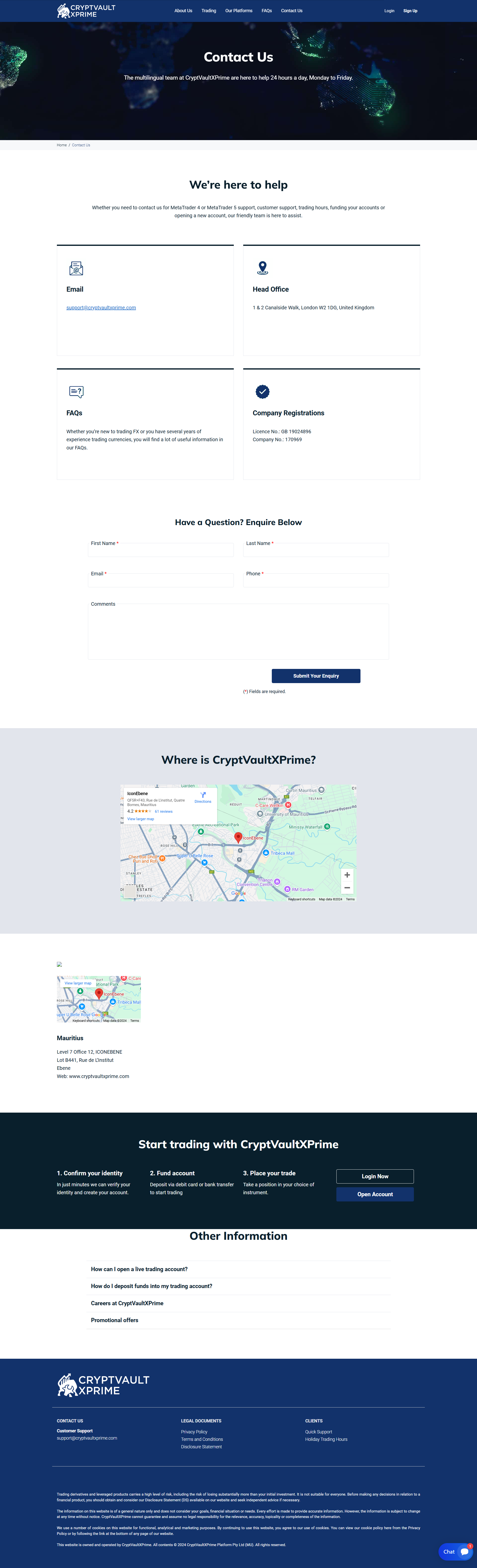 CryptVaultXPrime Official Website